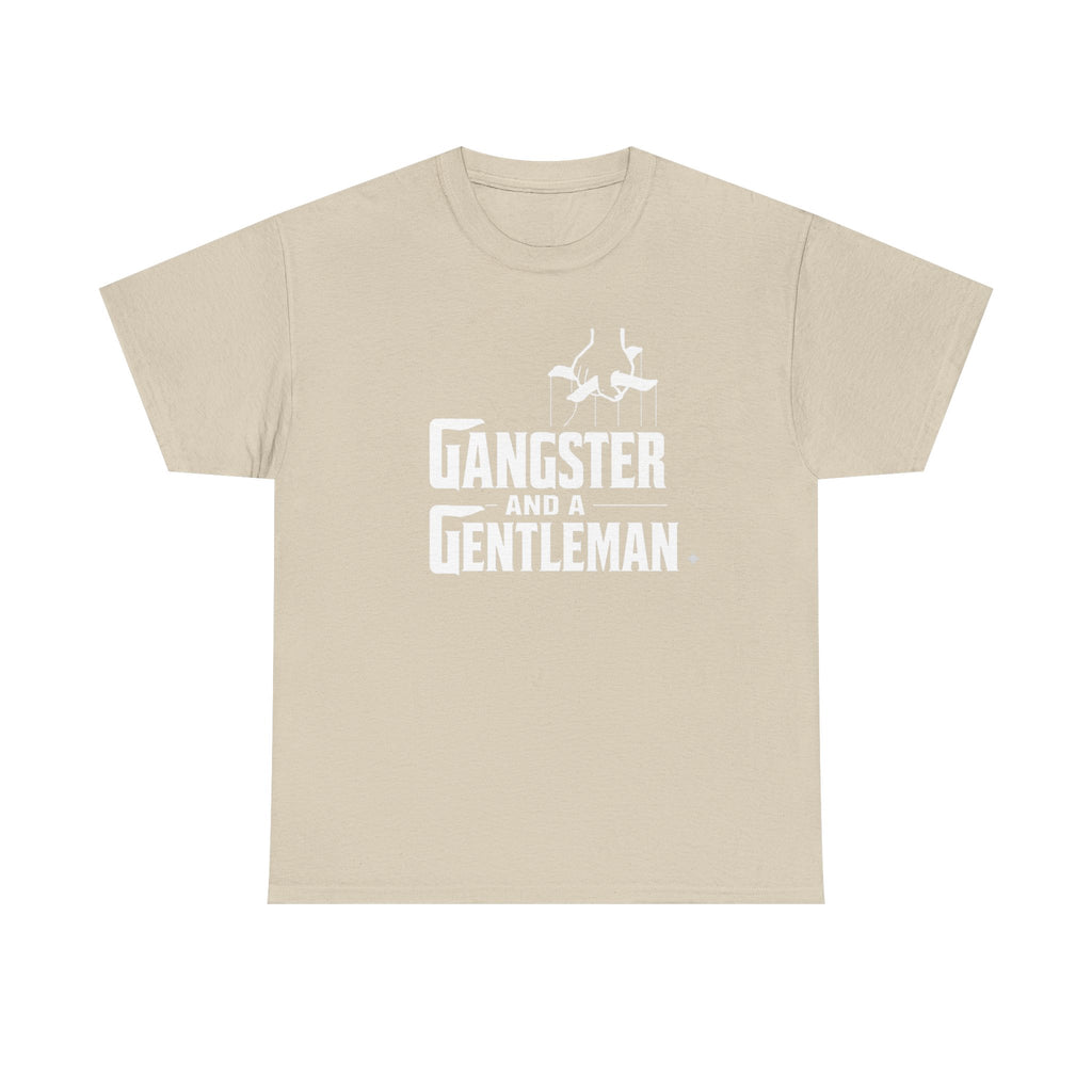Gangster and a Gentleman Graphic Tee — Retro Mobster Style T‑Shirt