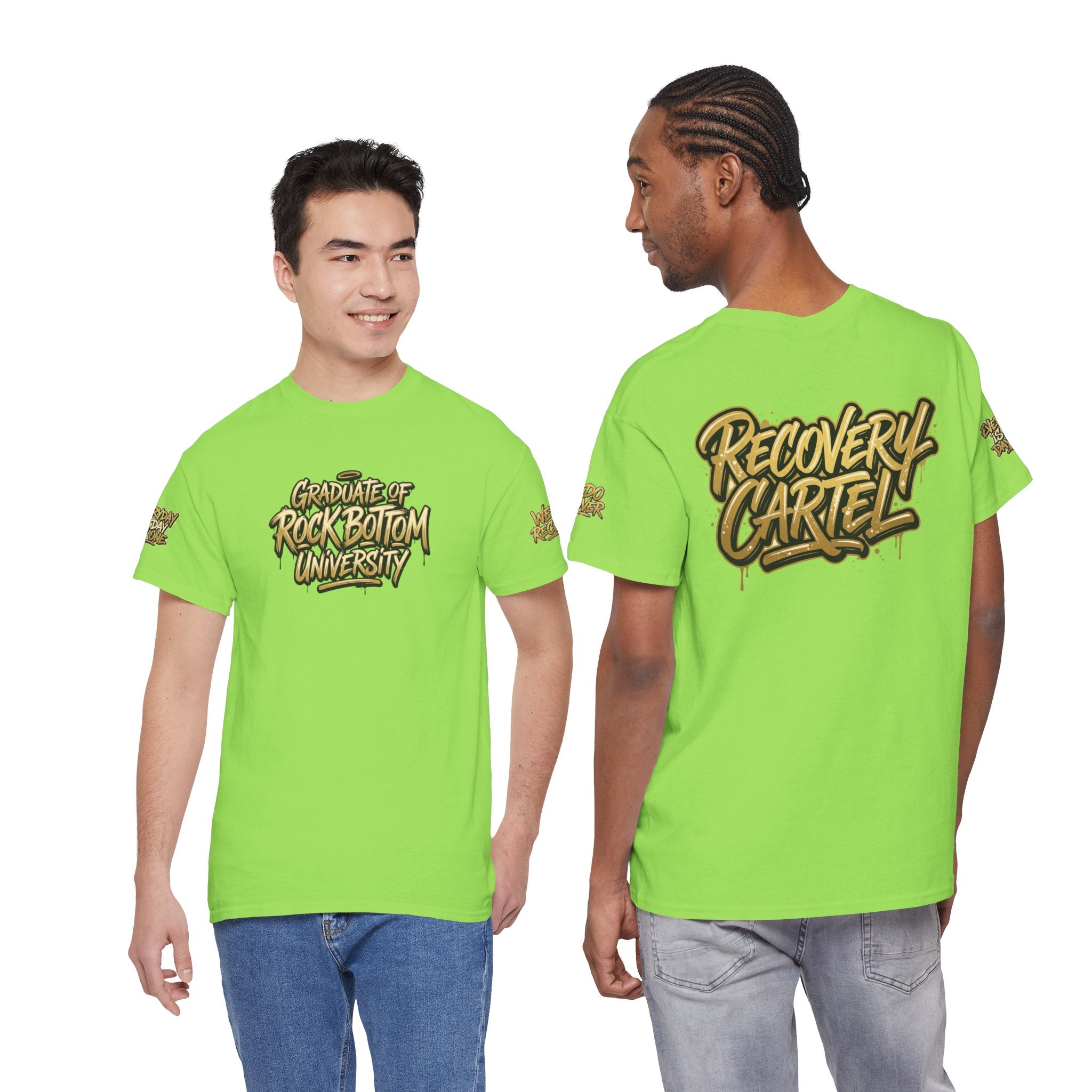 Recovery Cartel  "Graduate of Rock Bottom University" TEE