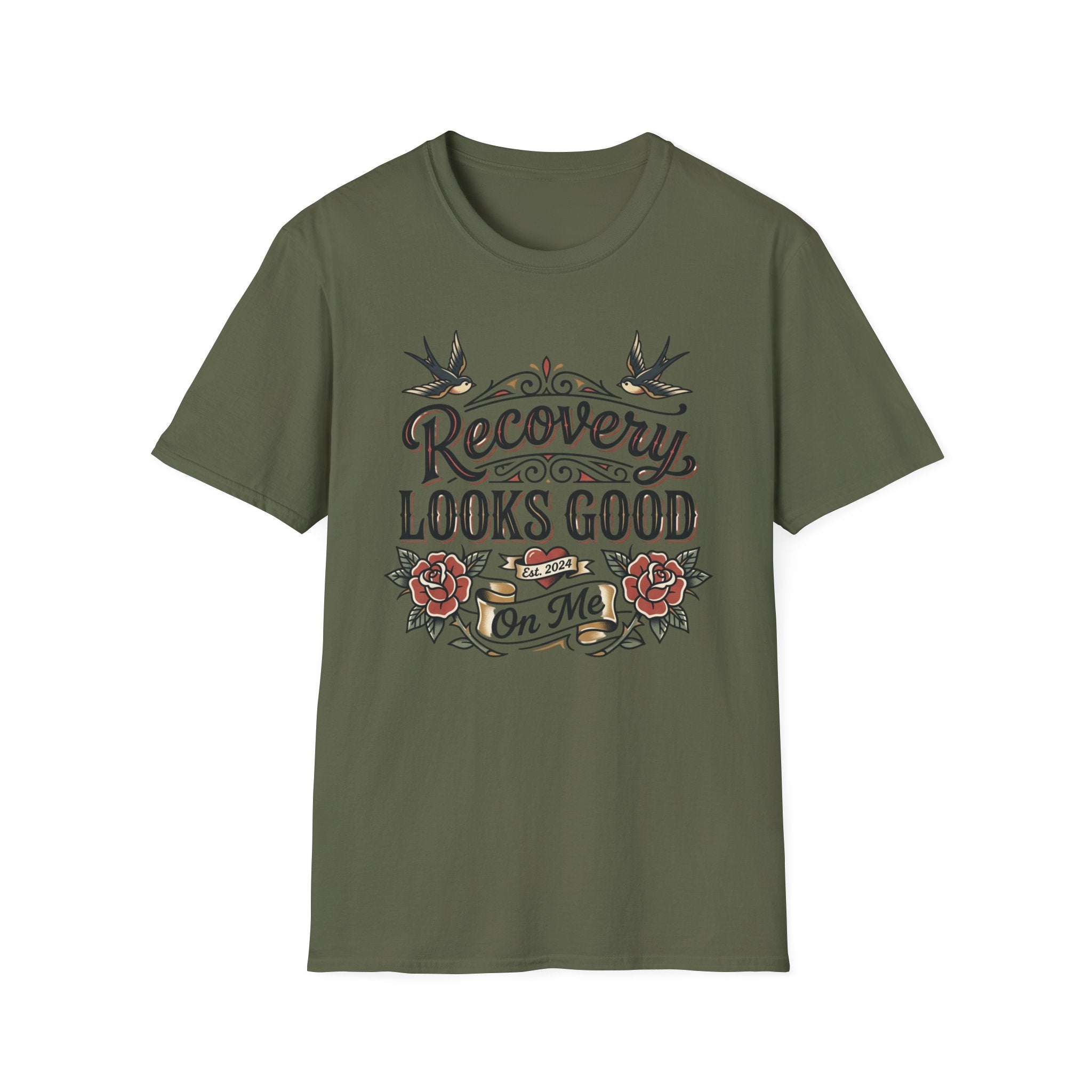 Recovery Looks Good T-Shirt — Inspirational Sobriety & Healing Tee
