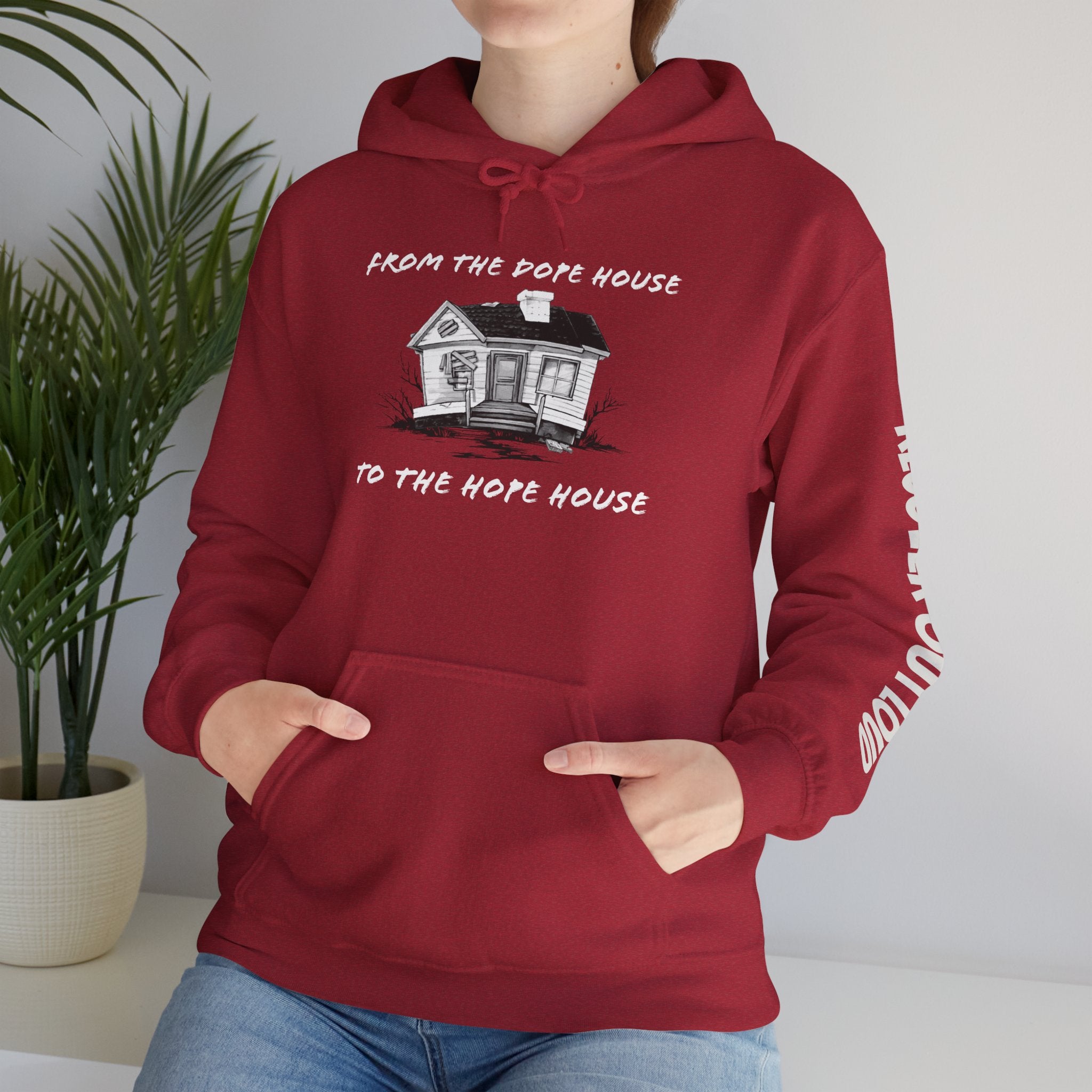 From the Dope House to the Hope House Hoodie from Recovery Cartel