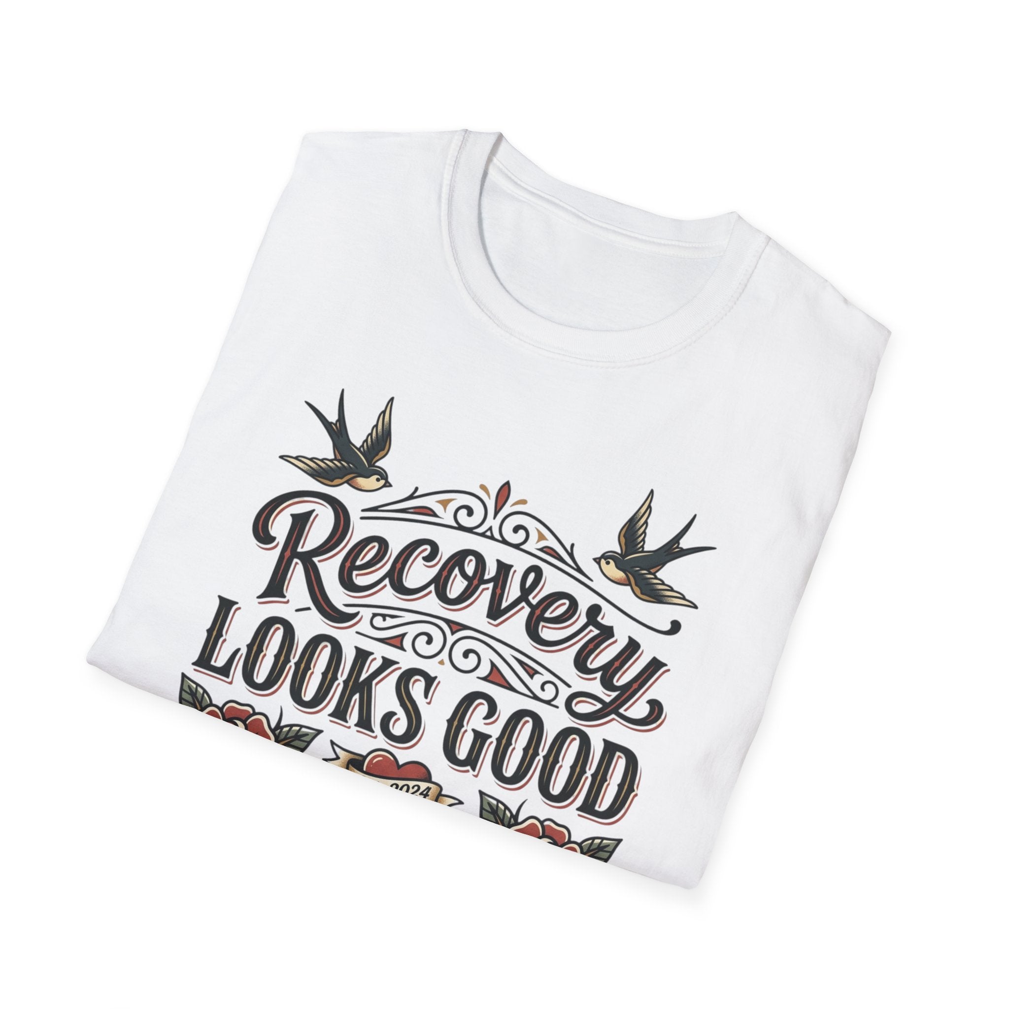 Recovery Looks Good T-Shirt — Inspirational Sobriety & Healing Tee