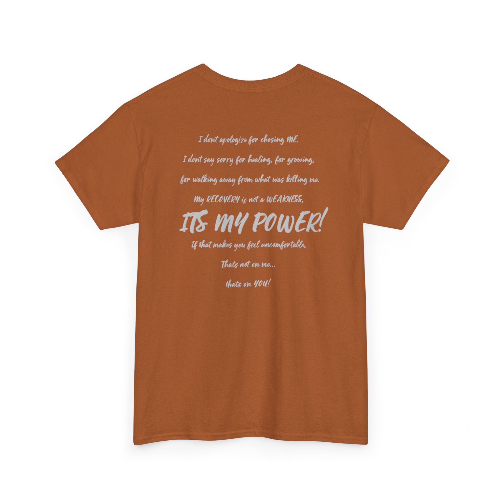 I Don’t Apologize Tee by Recovery Cartel