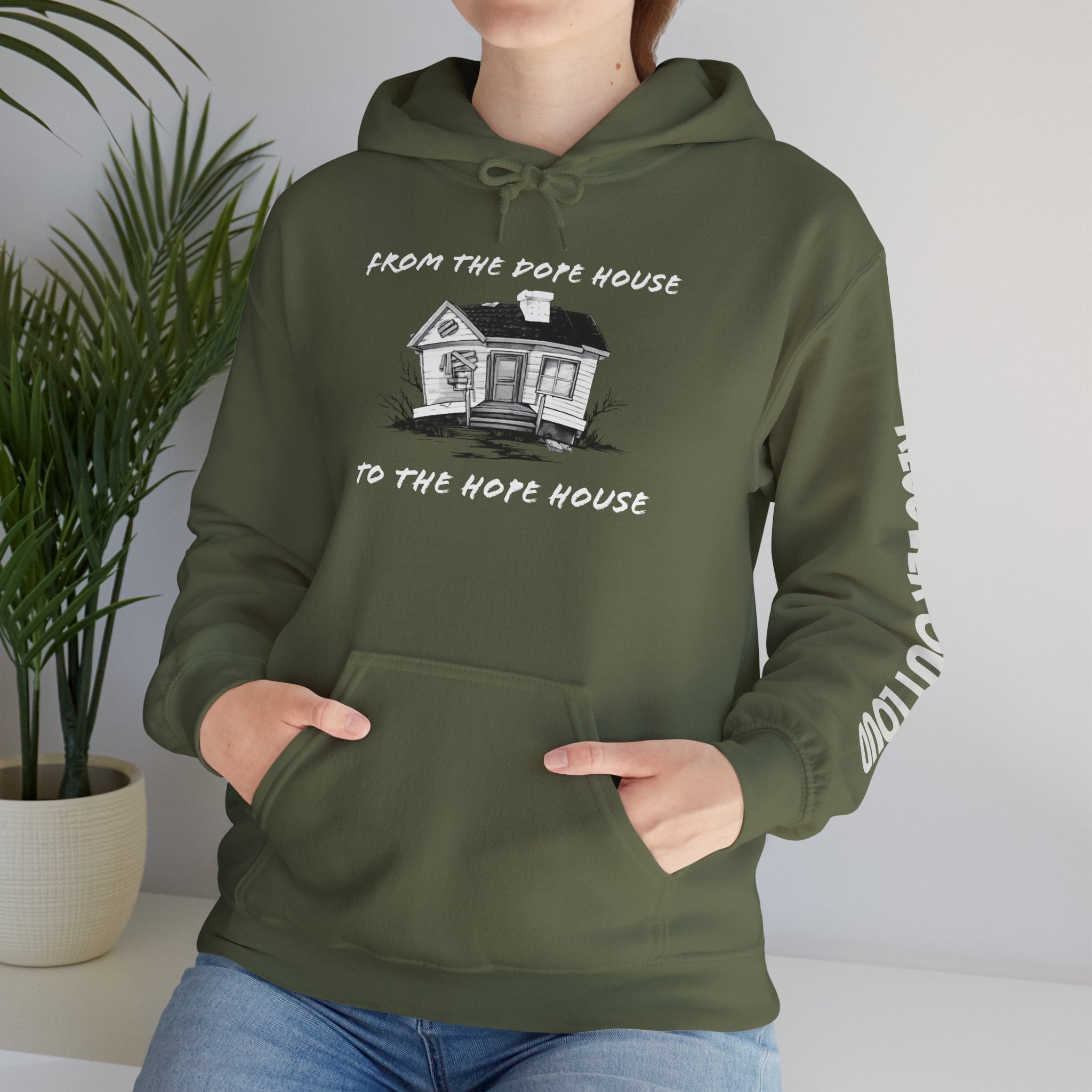 From the Dope House to the Hope House Hoodie from Recovery Cartel