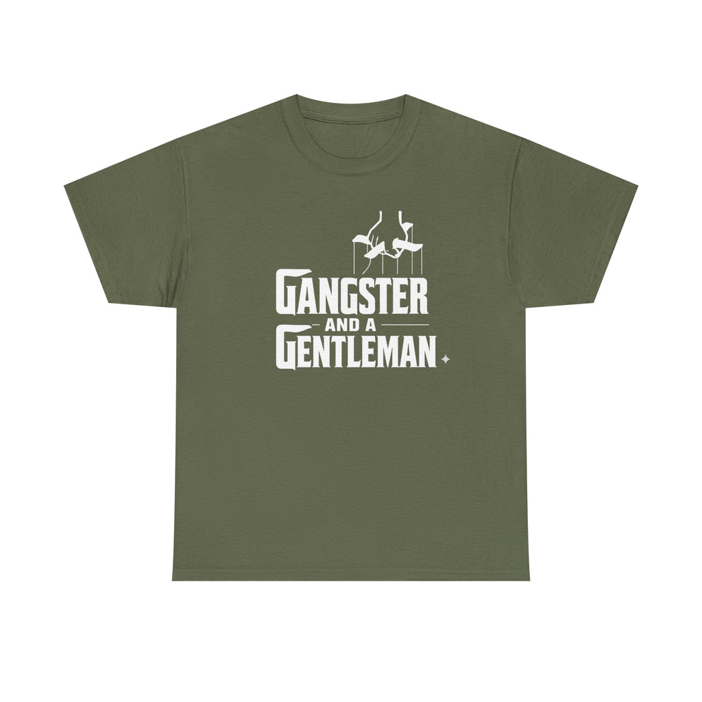 Gangster and a Gentleman Graphic Tee — Retro Mobster Style T‑Shirt