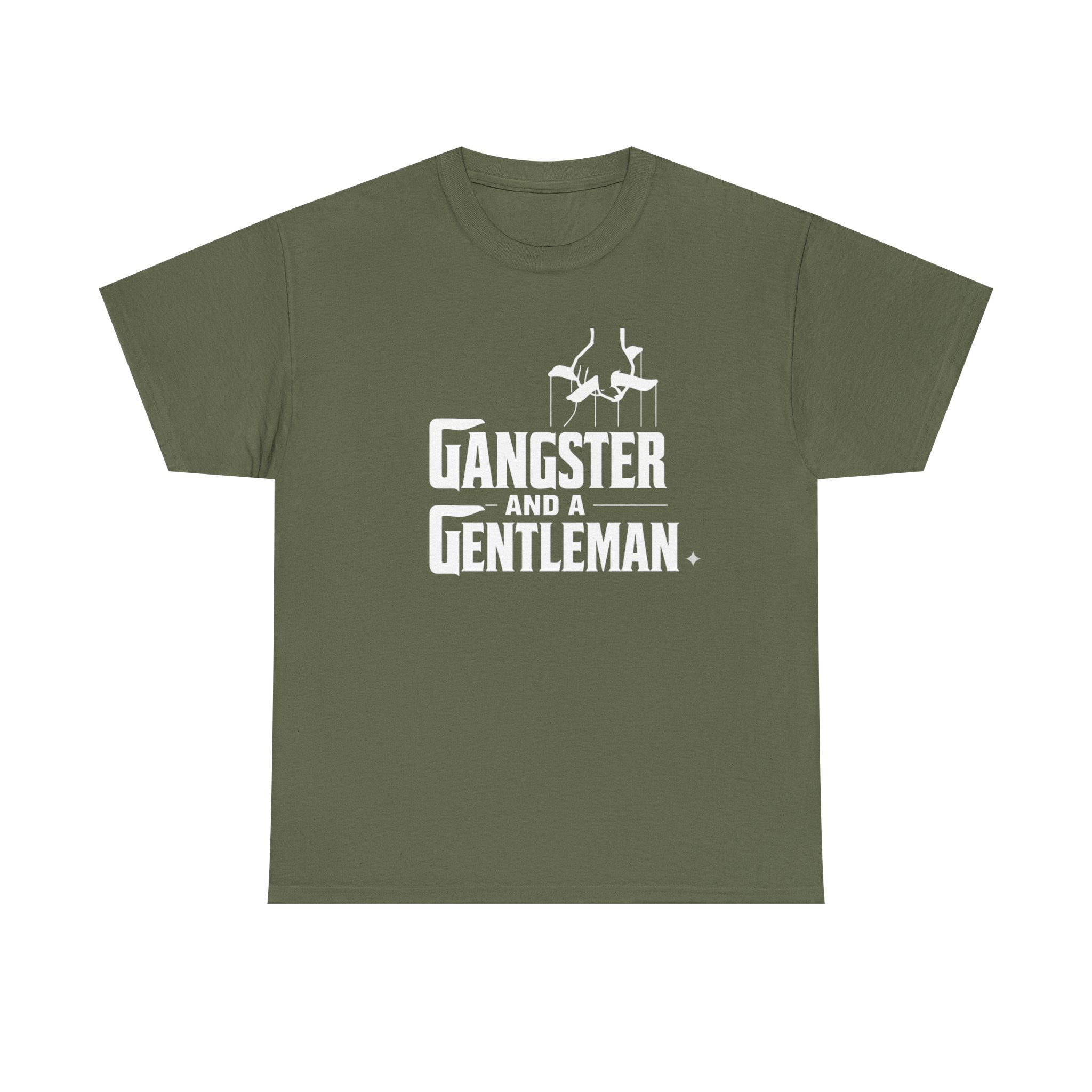 Gangster and a Gentleman Graphic Tee — Retro Mobster Style T‑Shirt