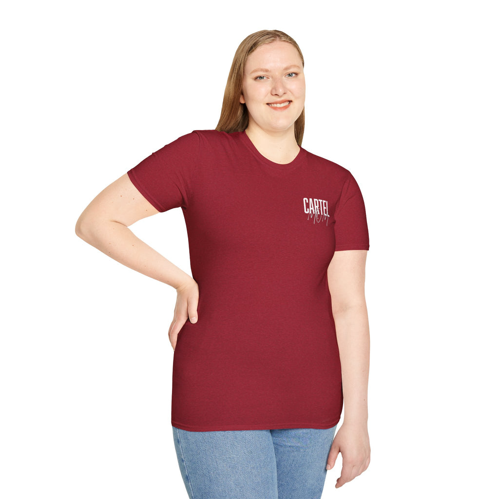 Cartel Mom Tee- I pray harder than your addiction hits