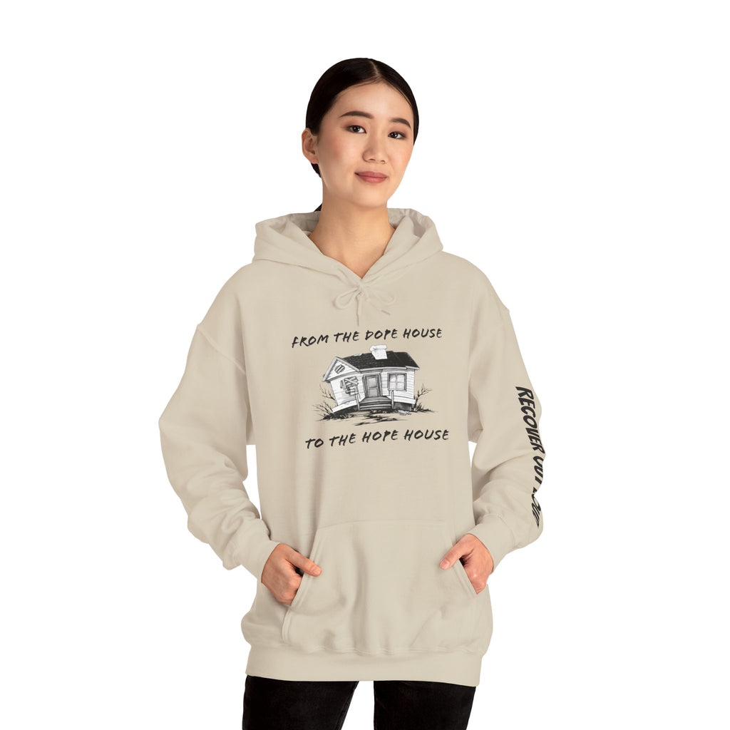 From the Dope House to the Hope House Hoodie from Recovery Cartel