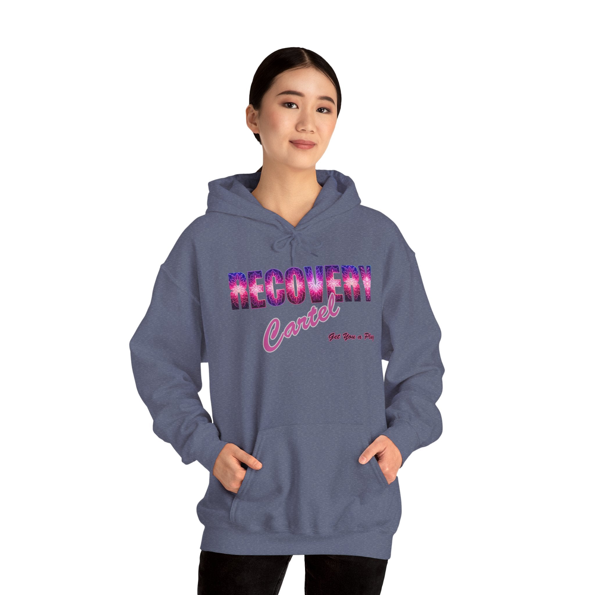 Recovery Cartel Hoodie — Retro Neon print