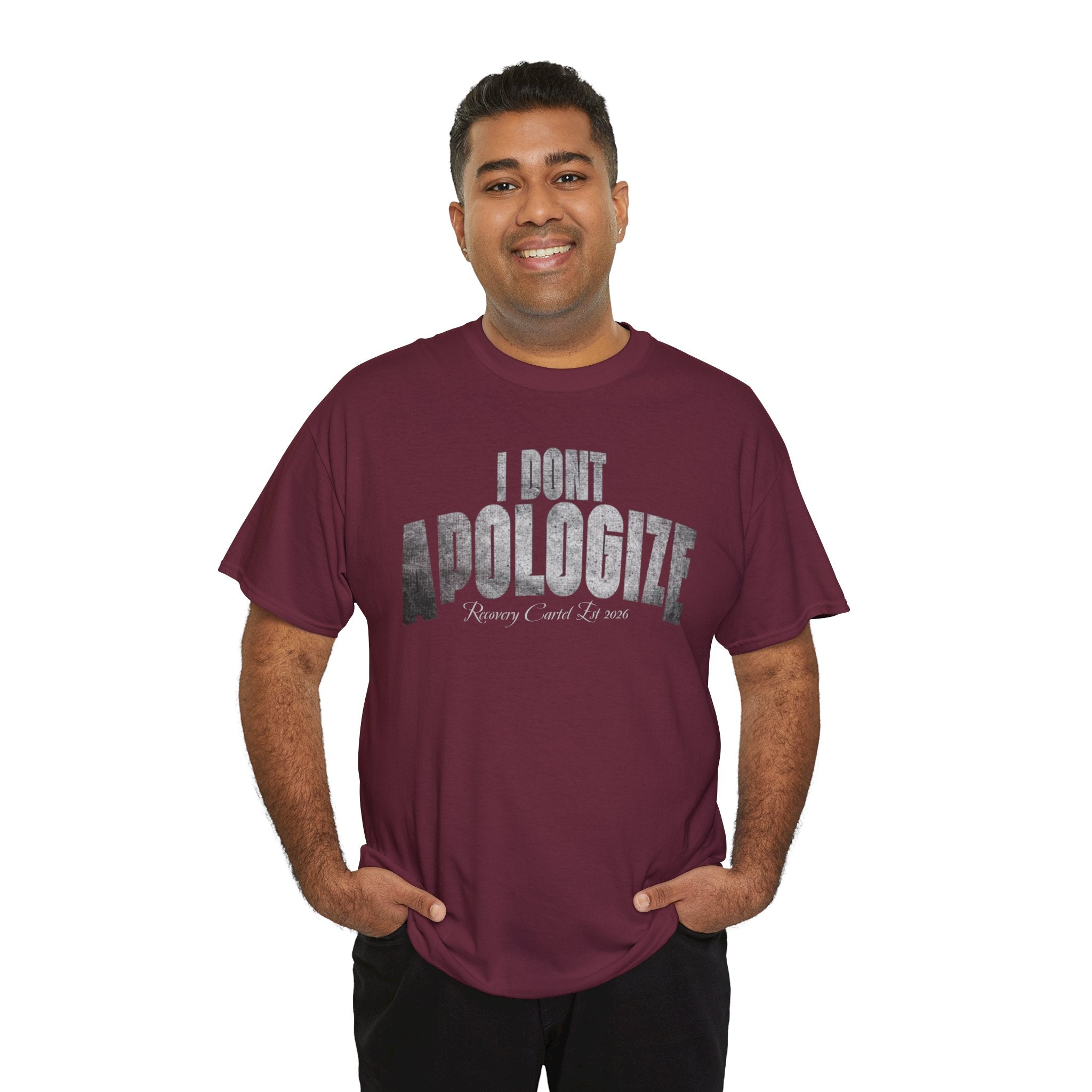 I Don’t Apologize Tee by Recovery Cartel