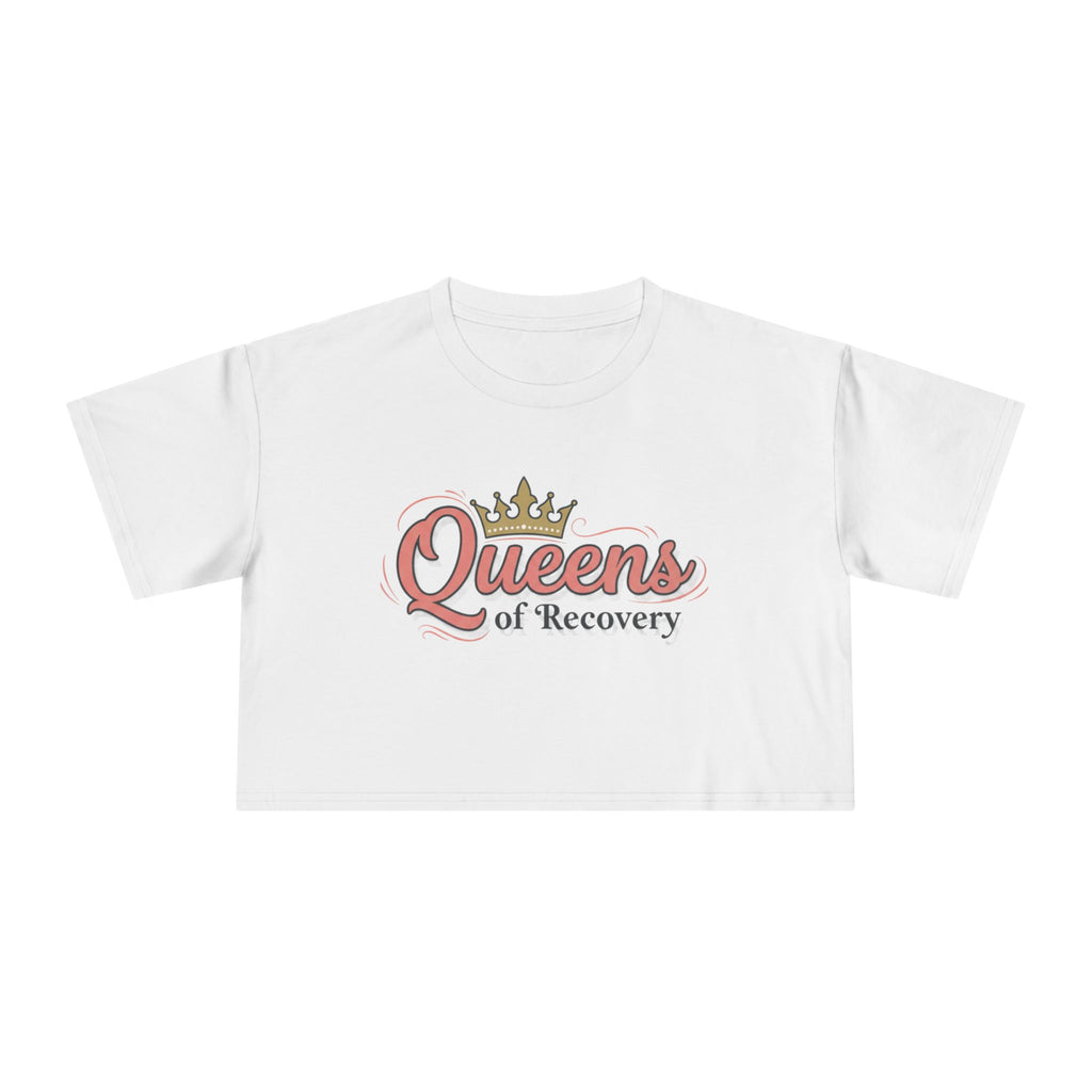 Queens of recovery crop tee by Recovery Cartel