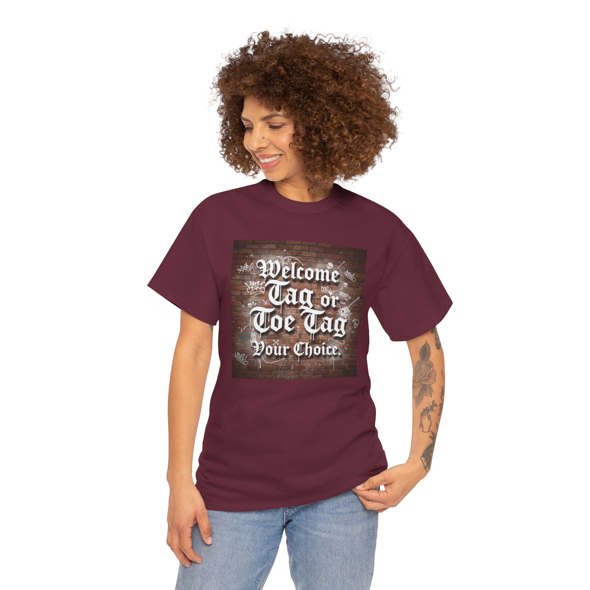 Welcome Tag or Toe Tag, Your Choice T Shirt by Recovery Cartel