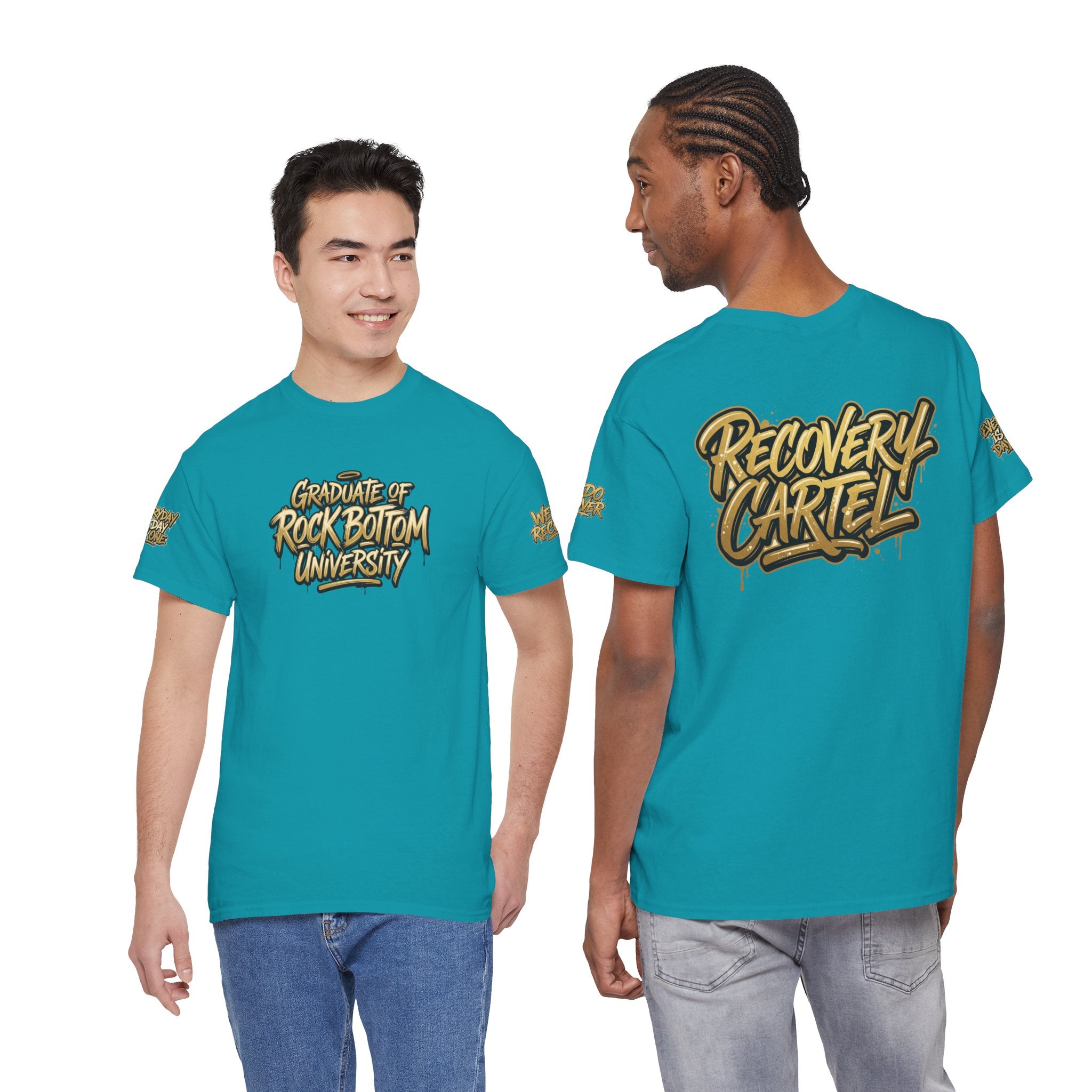 Recovery Cartel  "Graduate of Rock Bottom University" TEE