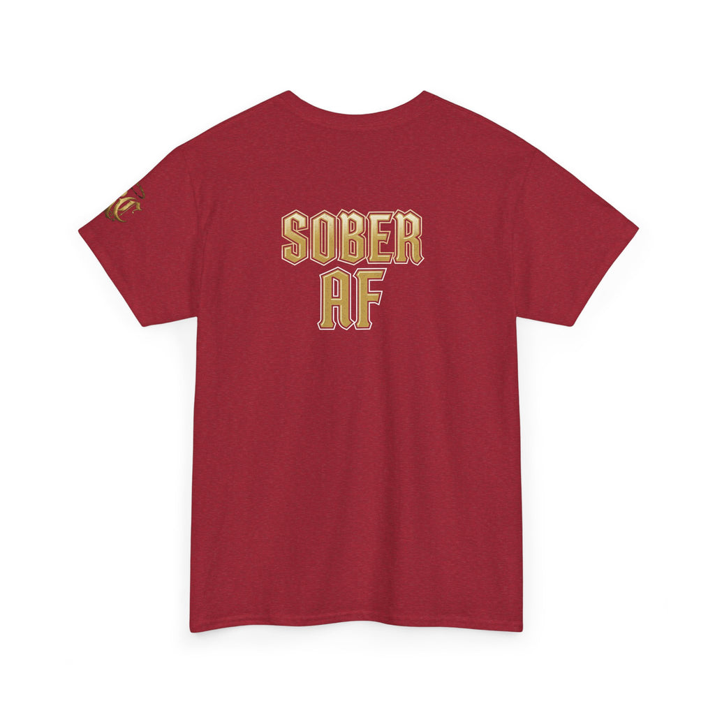 Emotionally Stable-ish Tee with Sober AF on the Back
