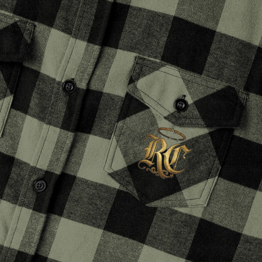 Plaid Flannel Shirt by Recovery Cartel