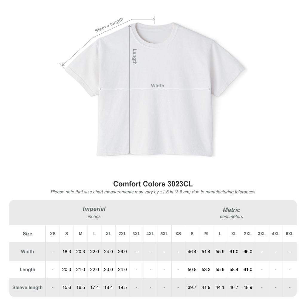 Pretty Lil Comeback Boxy Tee — Recovery Cartel Graphic Women’s Crop Shirt