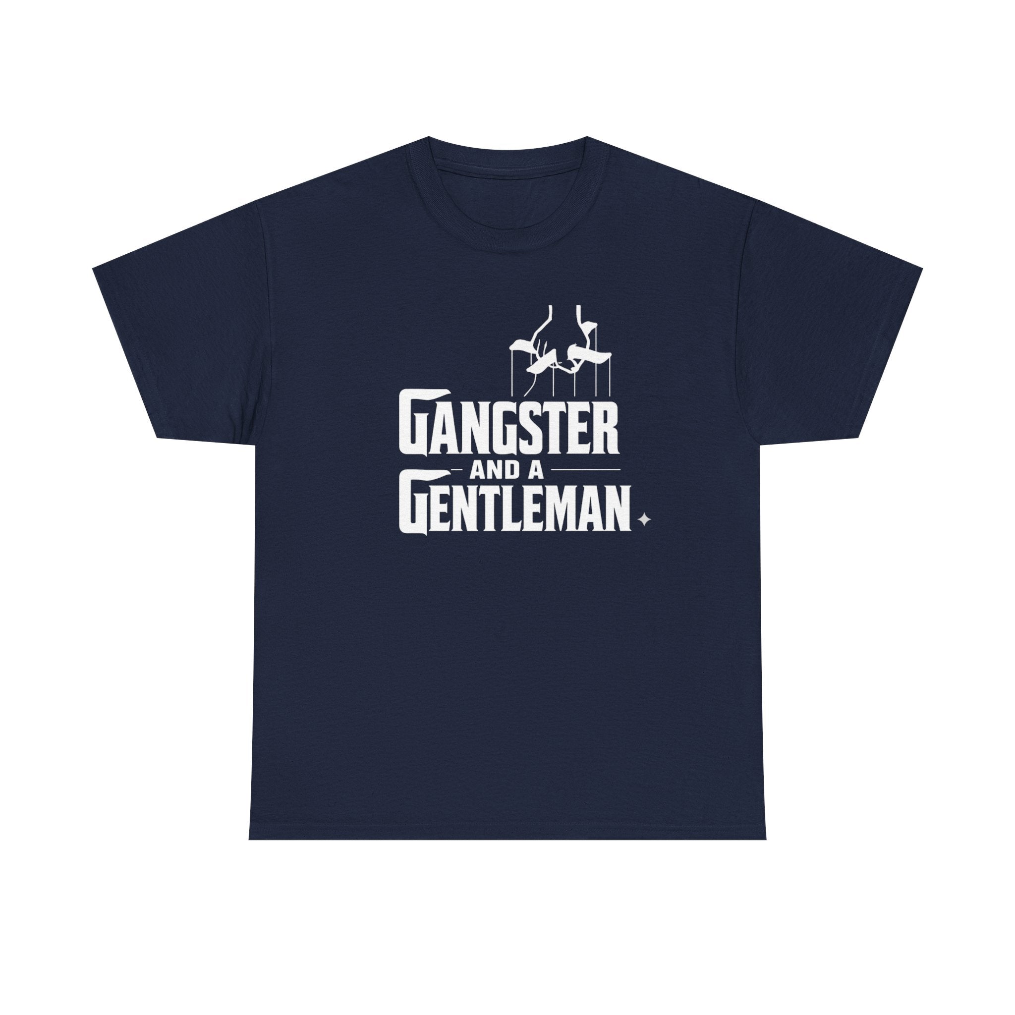 Gangster and a Gentleman Graphic Tee — Retro Mobster Style T‑Shirt