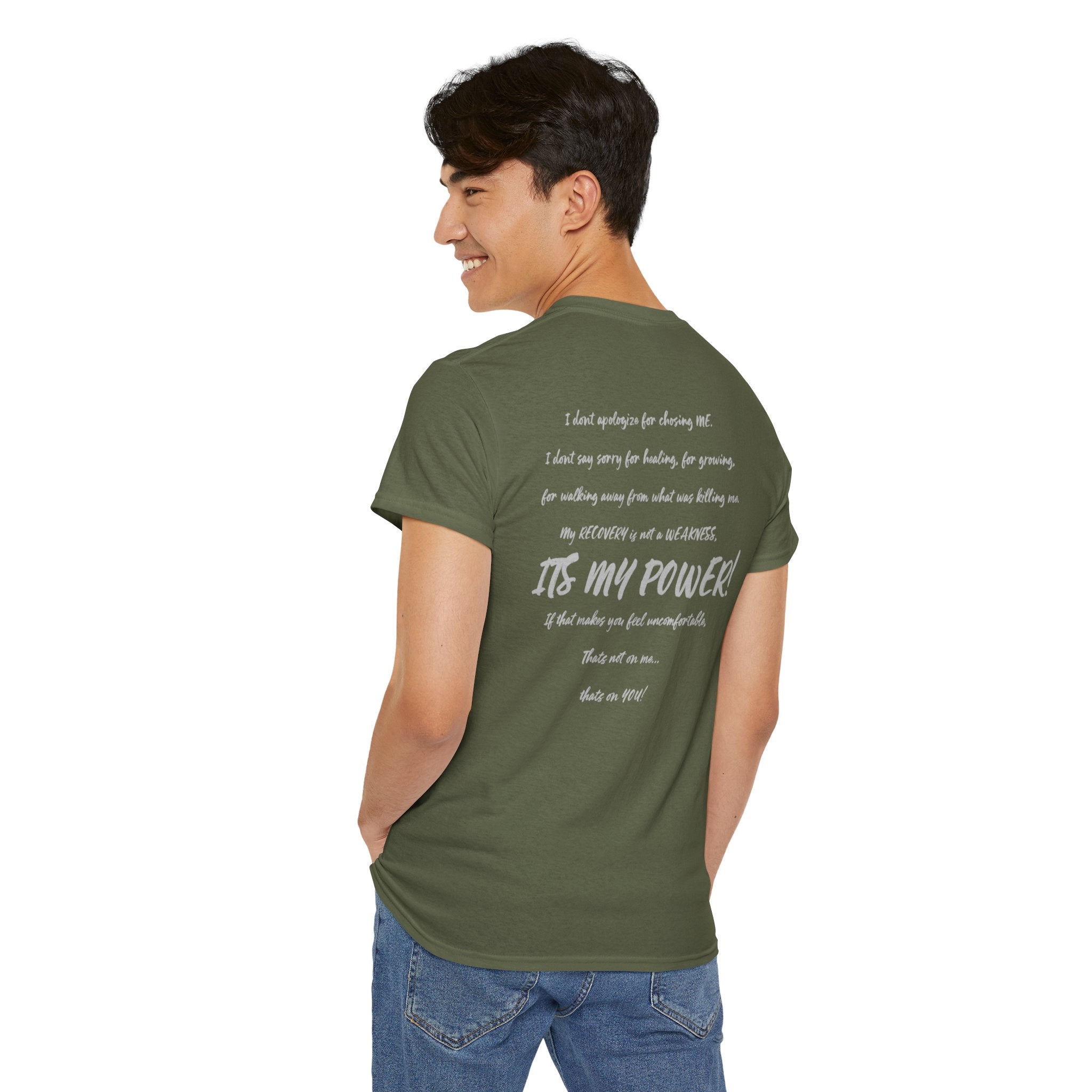 I Don’t Apologize Tee by Recovery Cartel