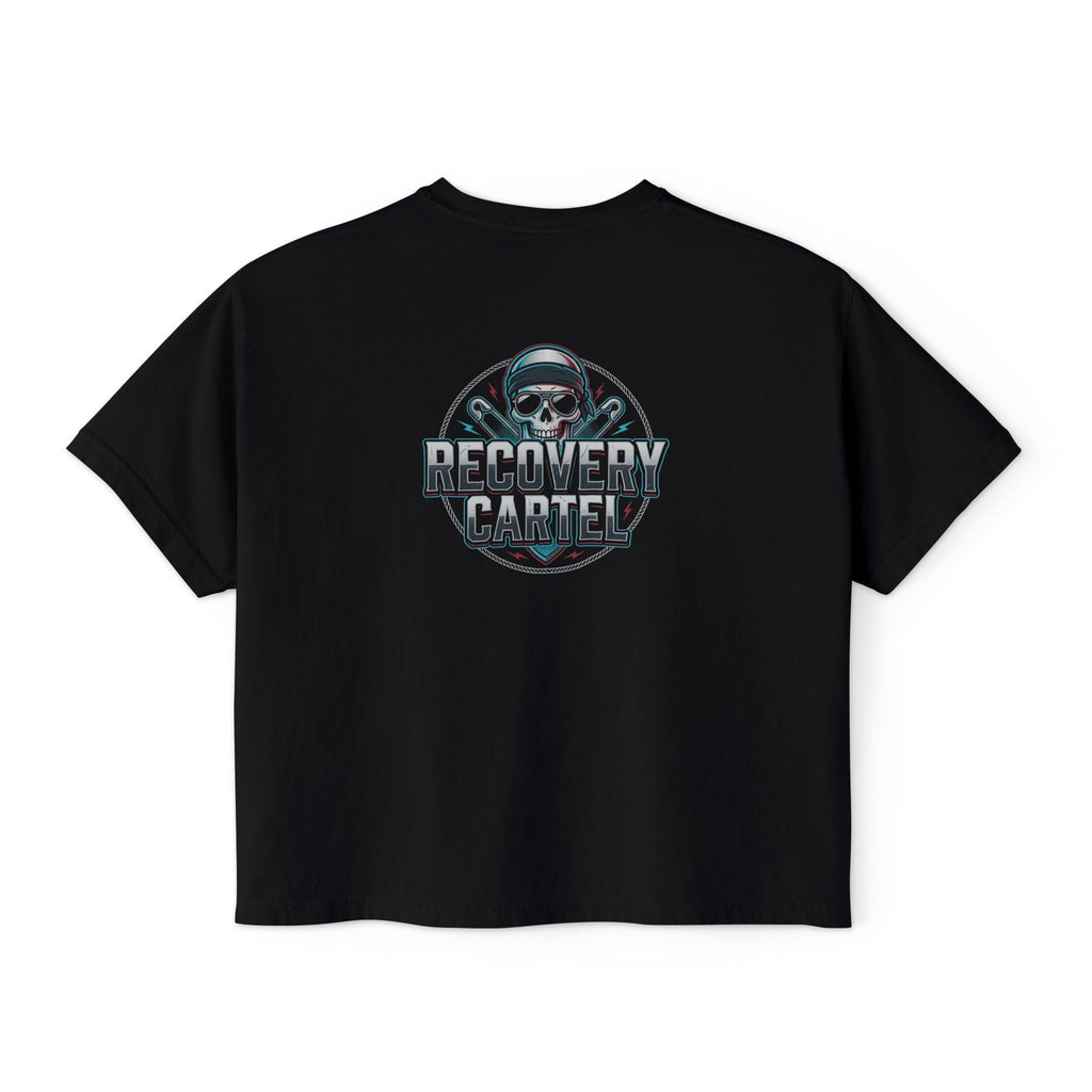 Pretty Lil Comeback Boxy Tee — Recovery Cartel Graphic Women’s Crop Shirt
