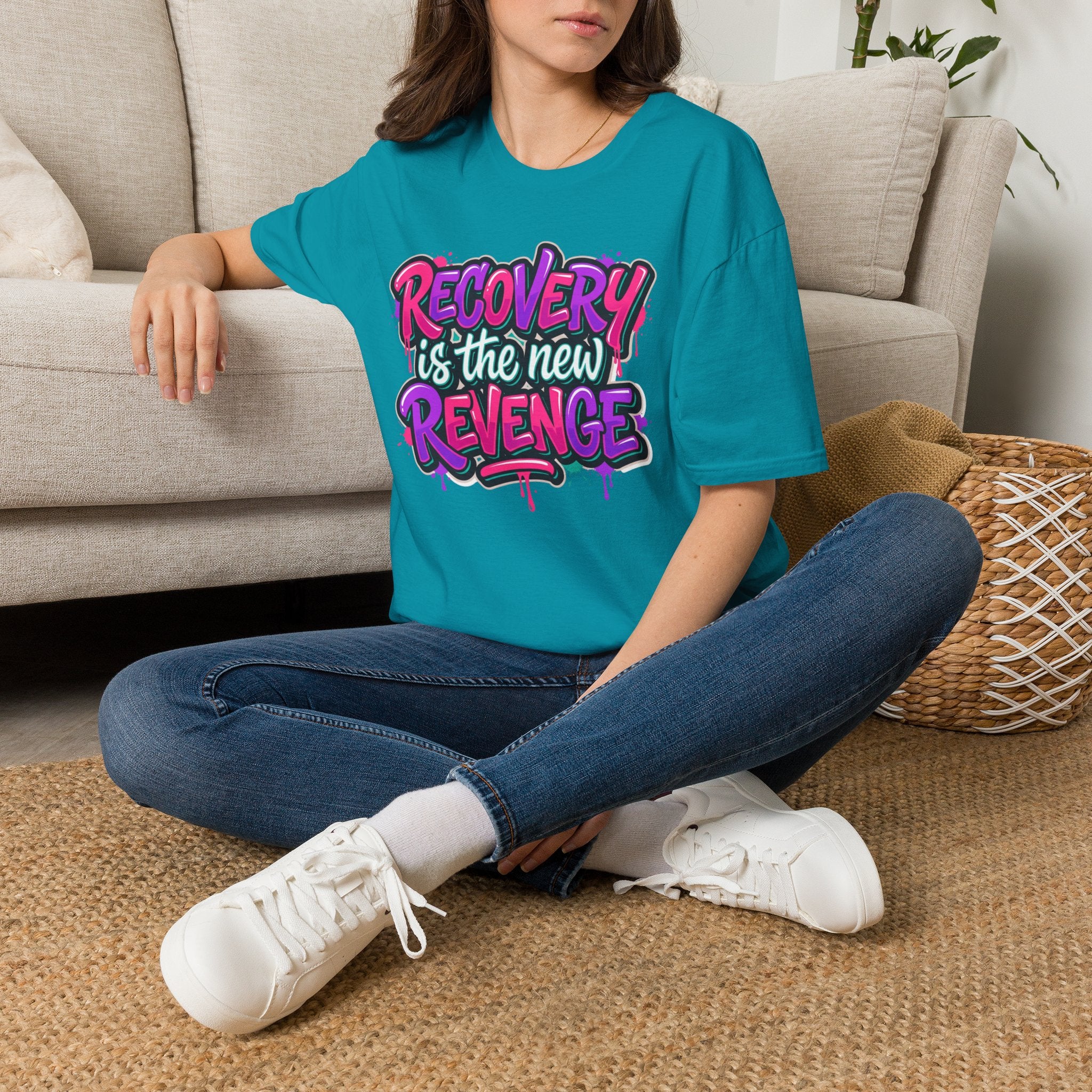 Recovery Is the New Revenge Tee by Recovery Cartel