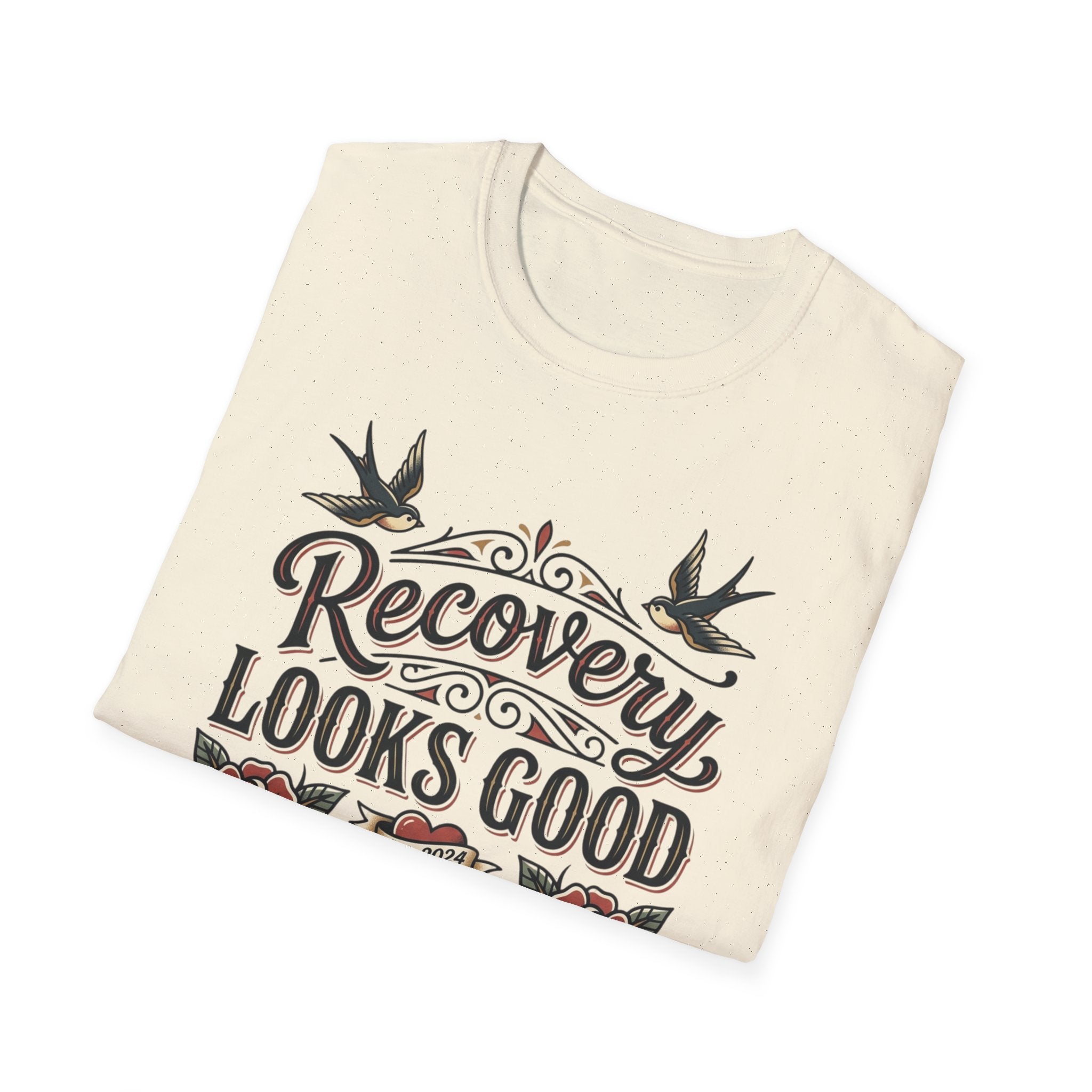 Recovery Looks Good T-Shirt — Inspirational Sobriety & Healing Tee