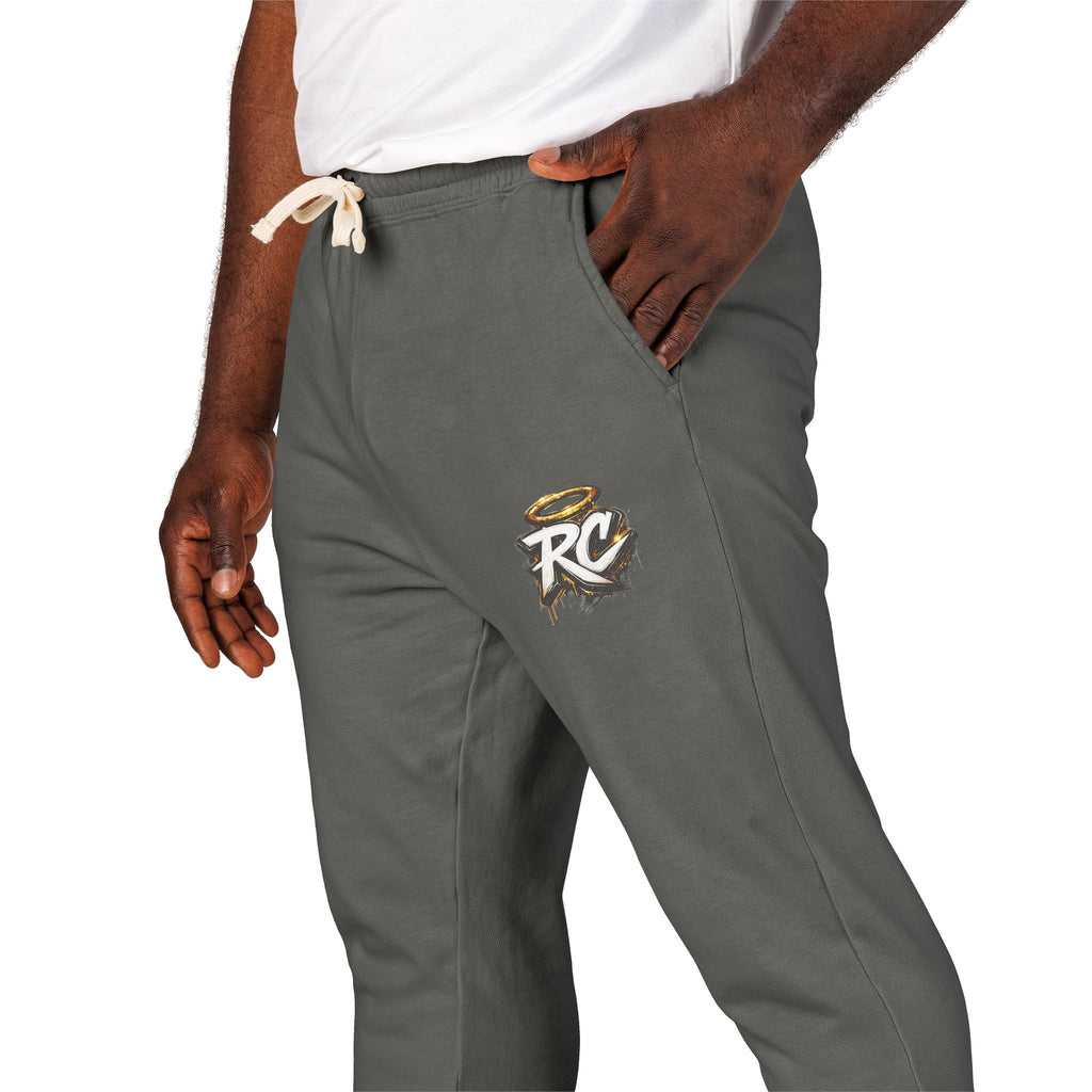 RC Crest Joggers — Garment-Dyed Fleece Sweatpants with RC Logo