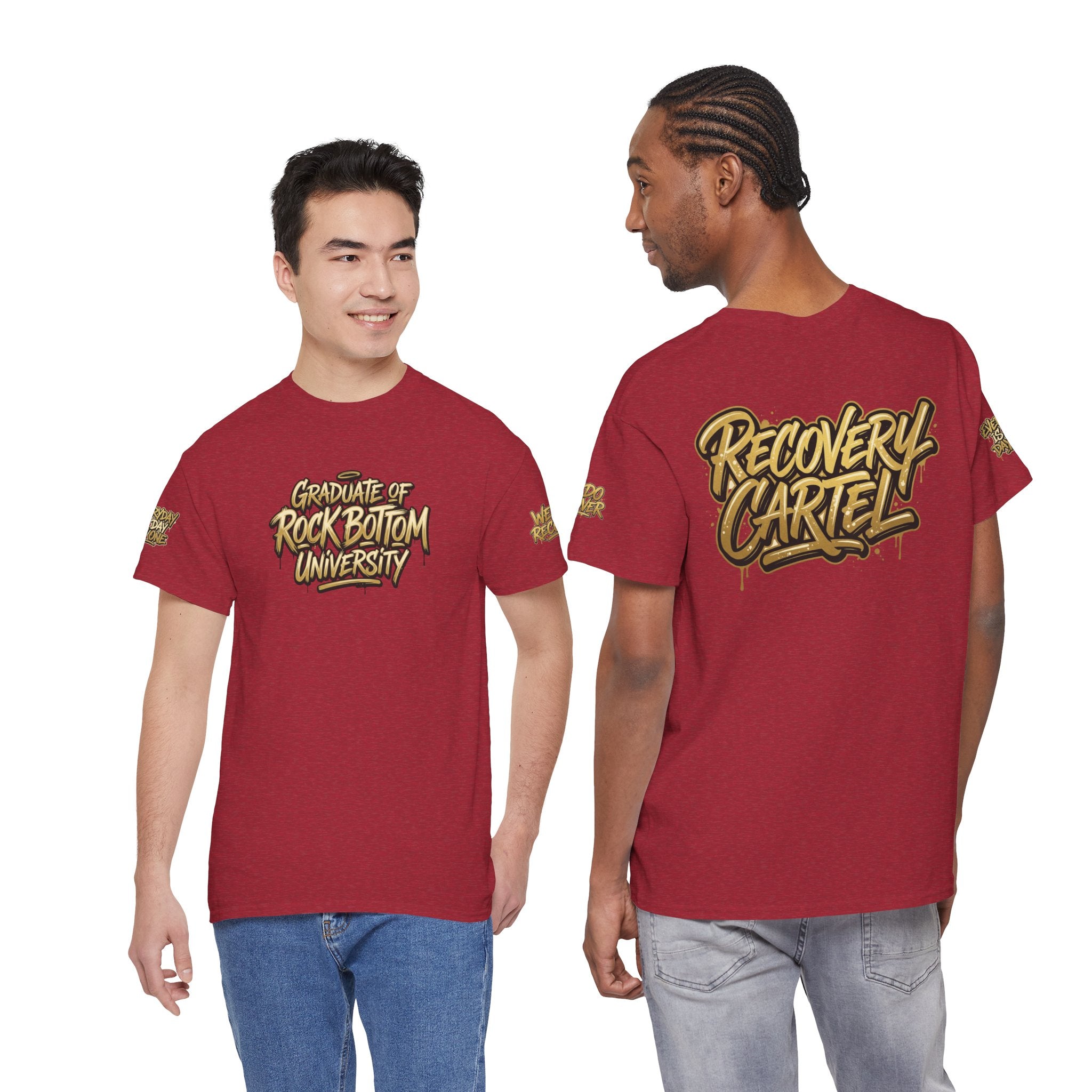 Recovery Cartel  "Graduate of Rock Bottom University" TEE