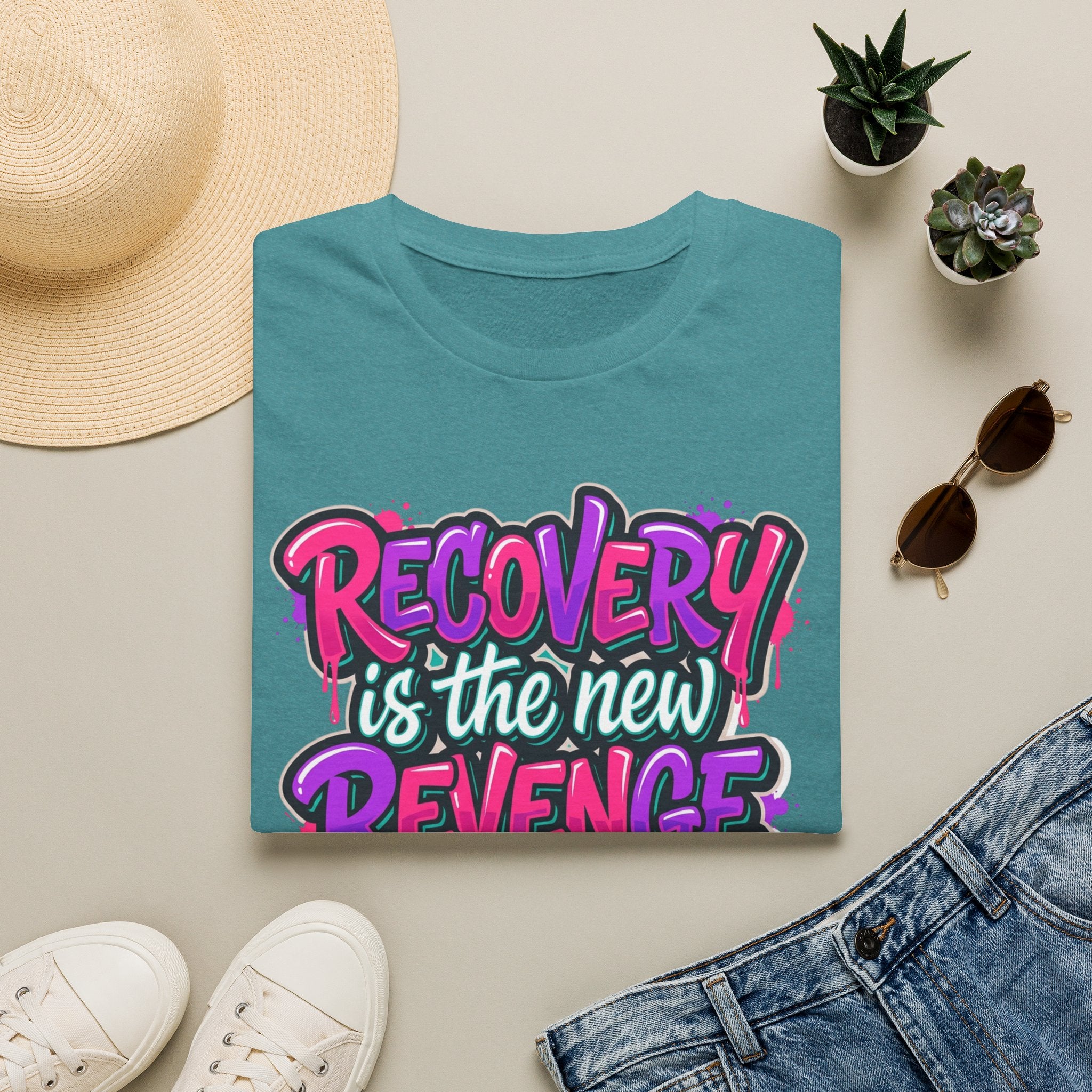 Recovery Is the New Revenge Tee by Recovery Cartel
