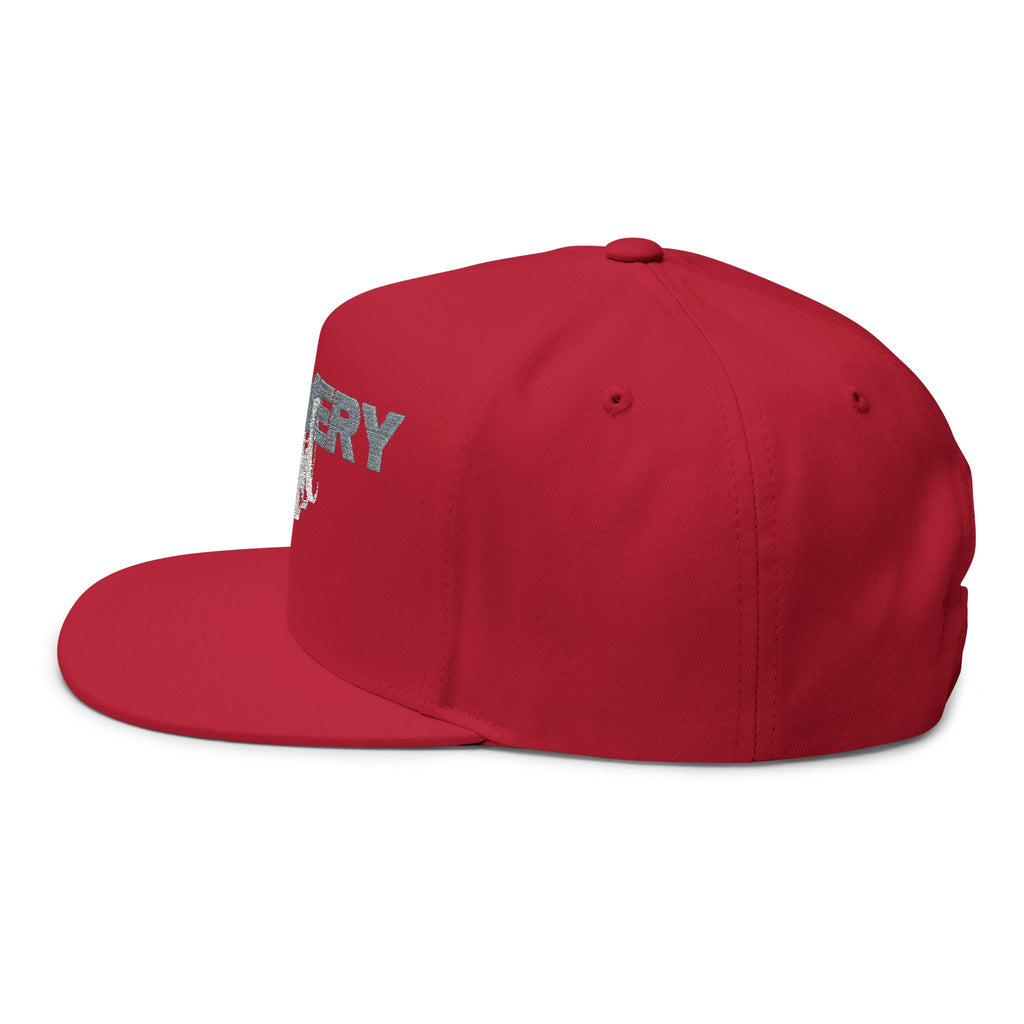 Recovery Cartel Embroidered Flat Bill Cap — Bold Sobriety Snapback for Recovery Support