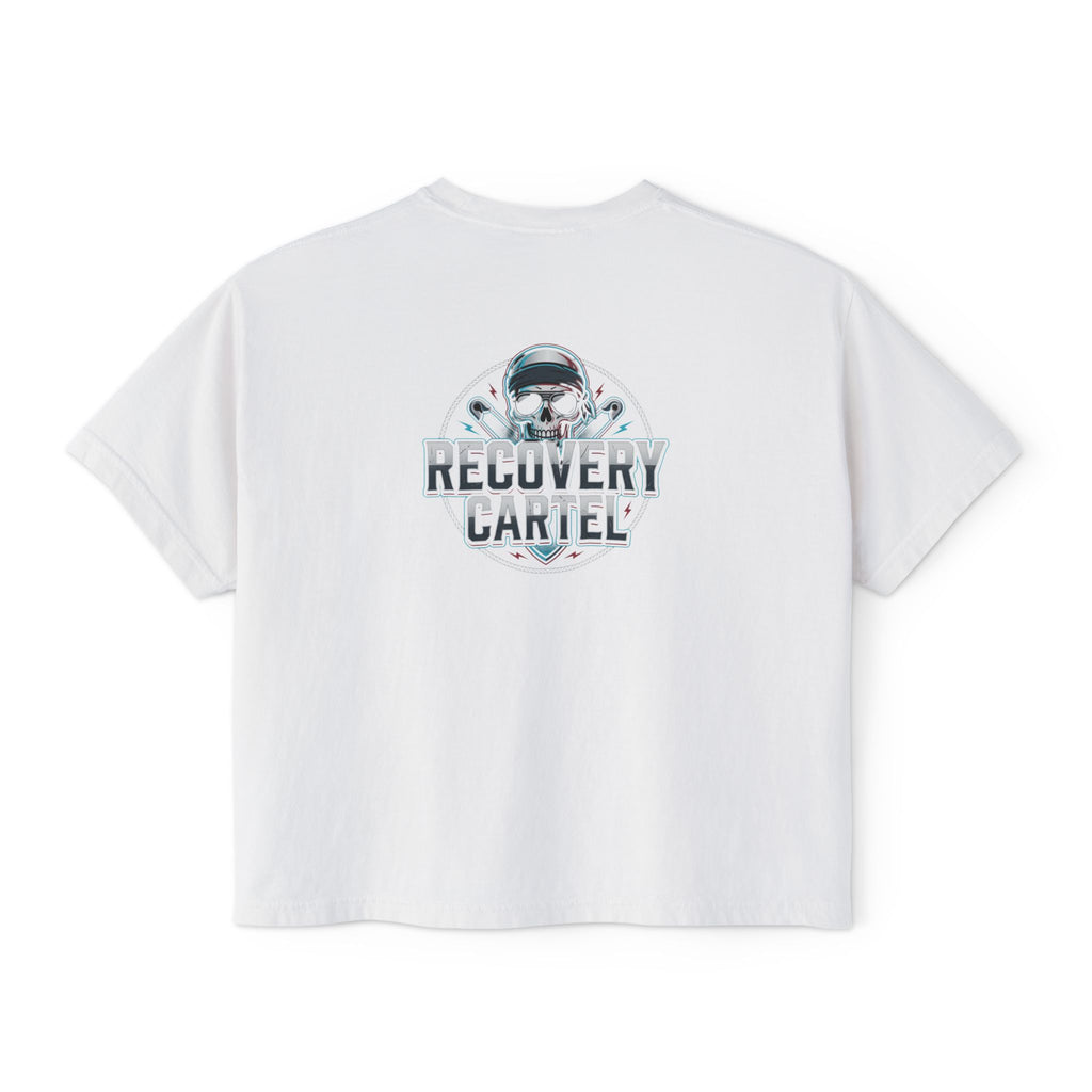 Pretty Lil Comeback Boxy Tee — Recovery Cartel Graphic Women’s Crop Shirt
