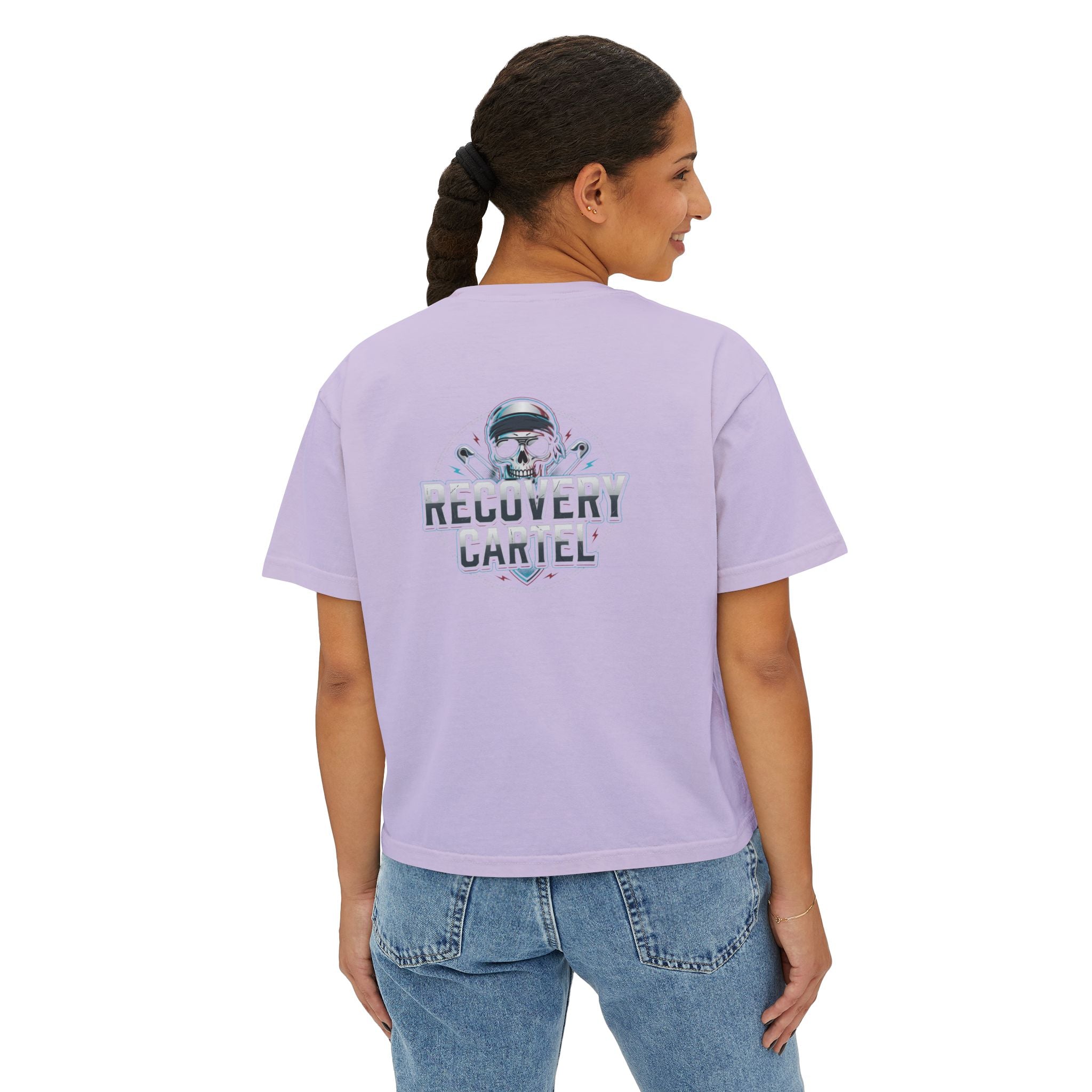 Pretty Lil Comeback Boxy Tee — Recovery Cartel Graphic Women’s Crop Shirt