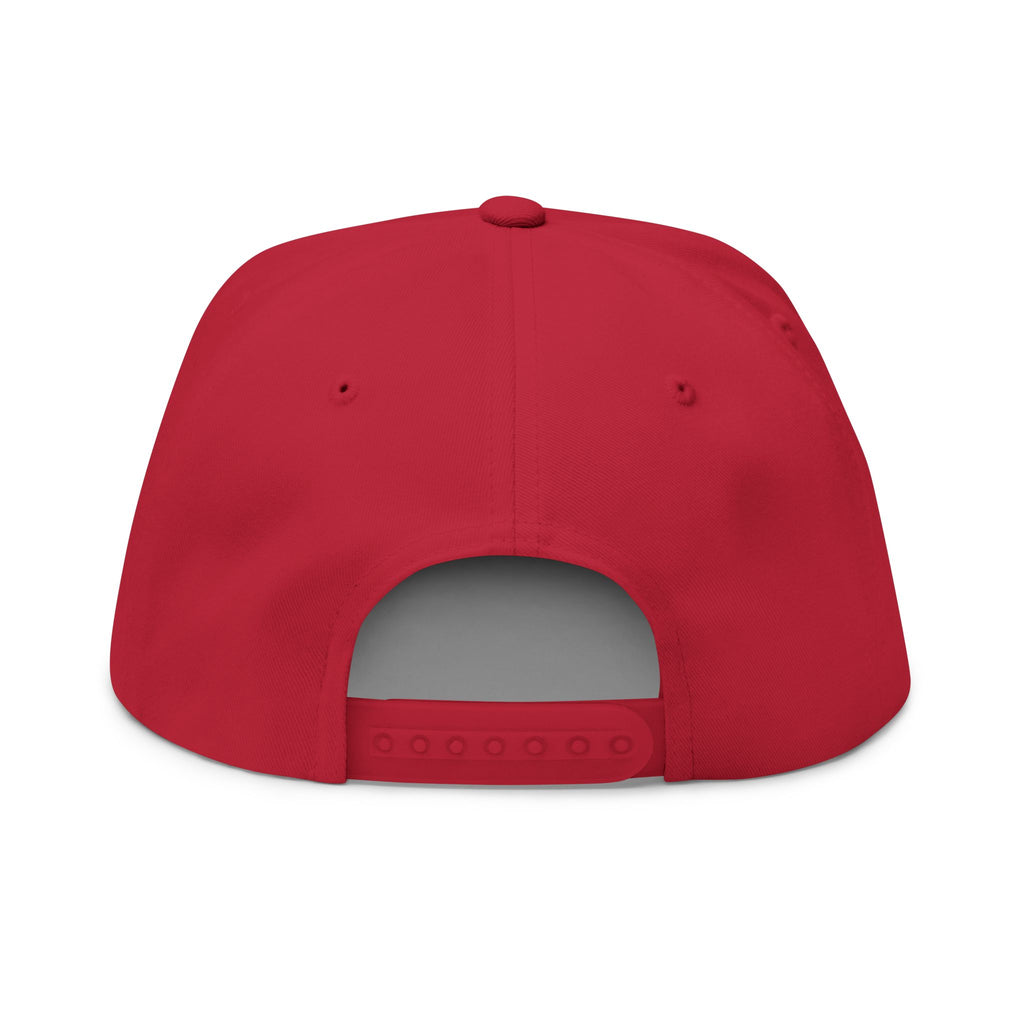 Recovery Cartel Embroidered Flat Bill Cap — Bold Sobriety Snapback for Recovery Support