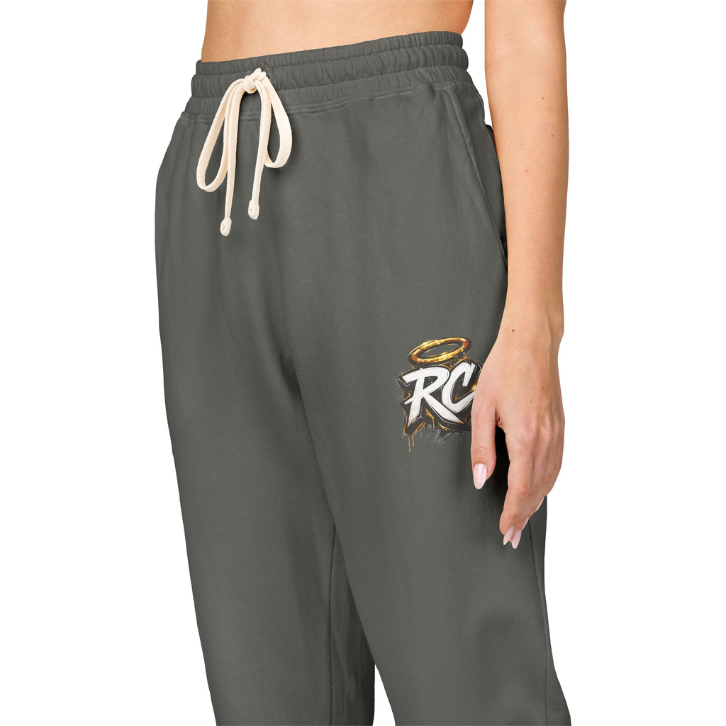 RC Crest Joggers — Garment-Dyed Fleece Sweatpants with RC Logo