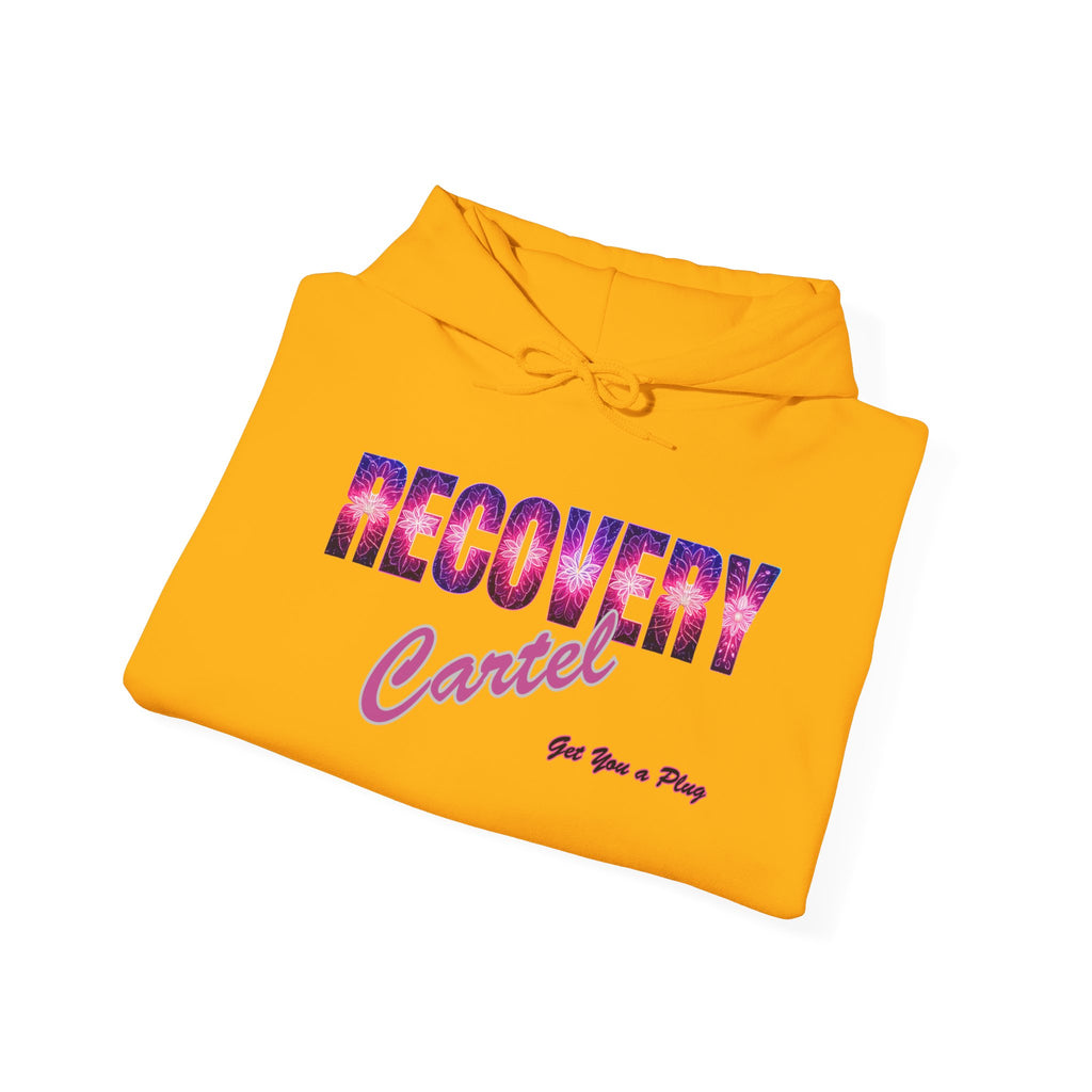 Recovery Cartel Hoodie — Retro Neon print