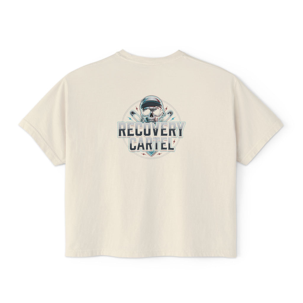Pretty Lil Comeback Boxy Tee — Recovery Cartel Graphic Women’s Crop Shirt
