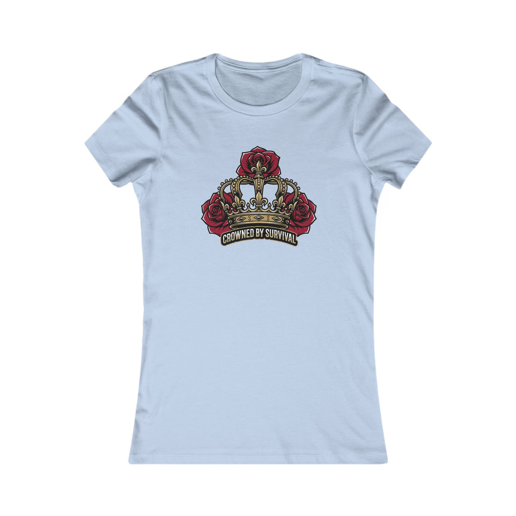 Recovery Cartel Women's Survival Tee — Rose Crown Graphic T-Shirt