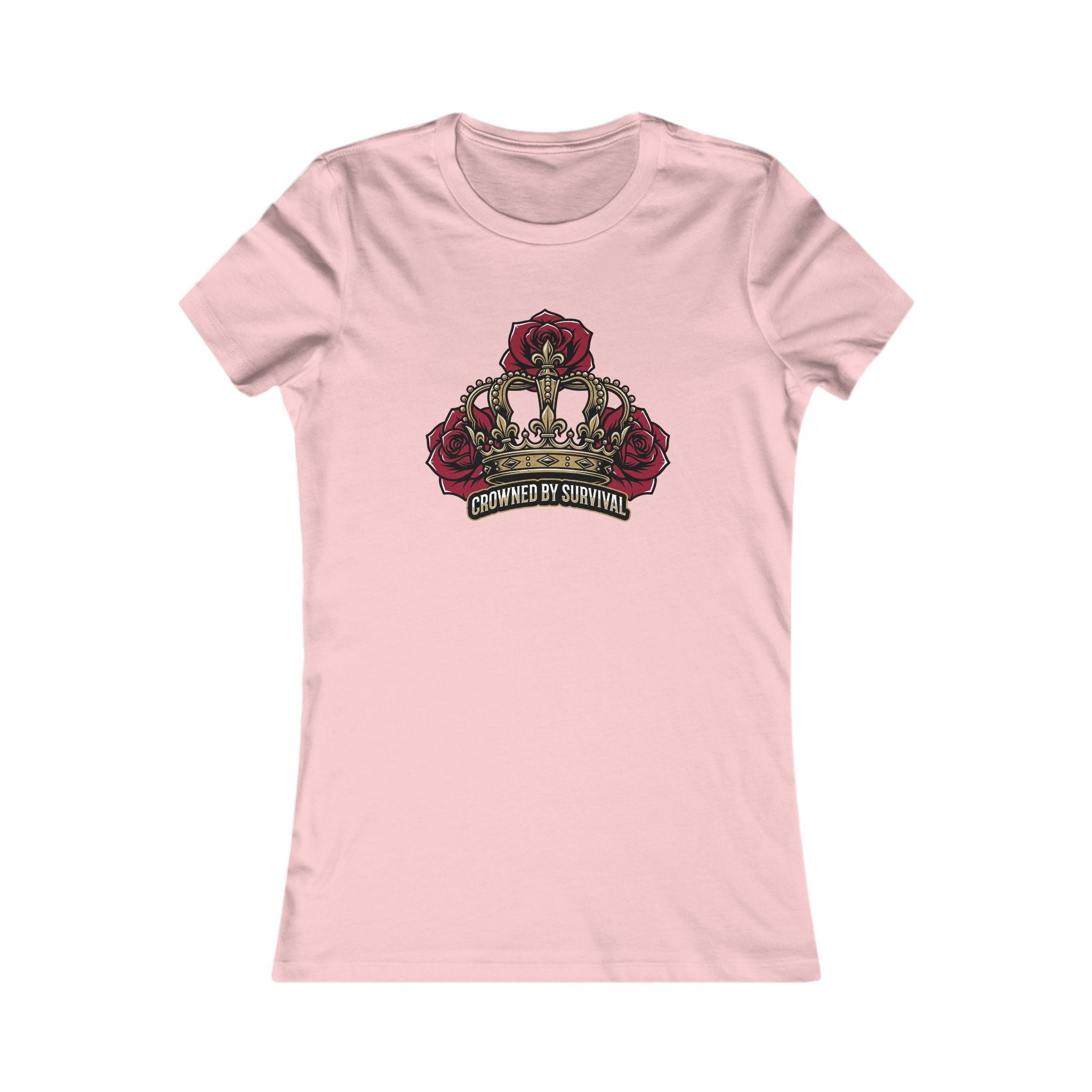 Recovery Cartel Women's Survival Tee — Rose Crown Graphic T-Shirt