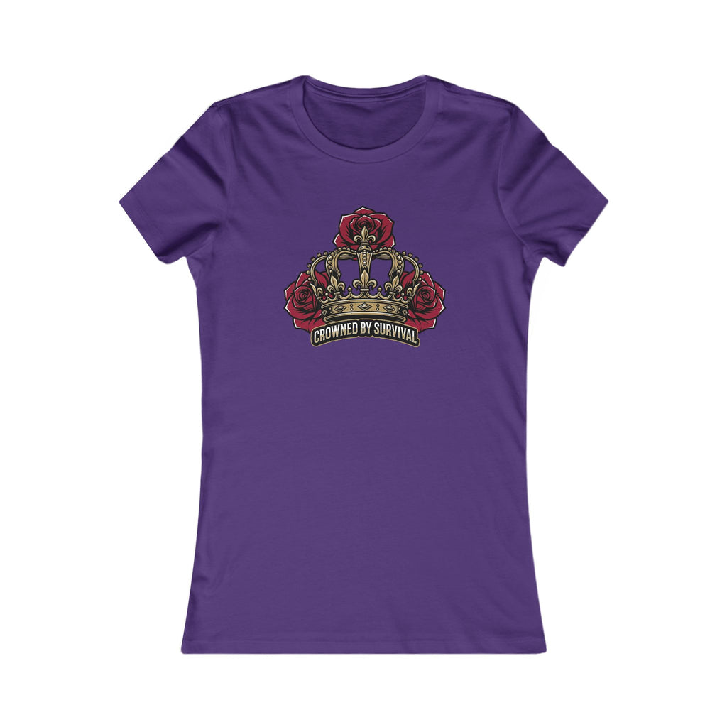 Recovery Cartel Women's Survival Tee — Rose Crown Graphic T-Shirt