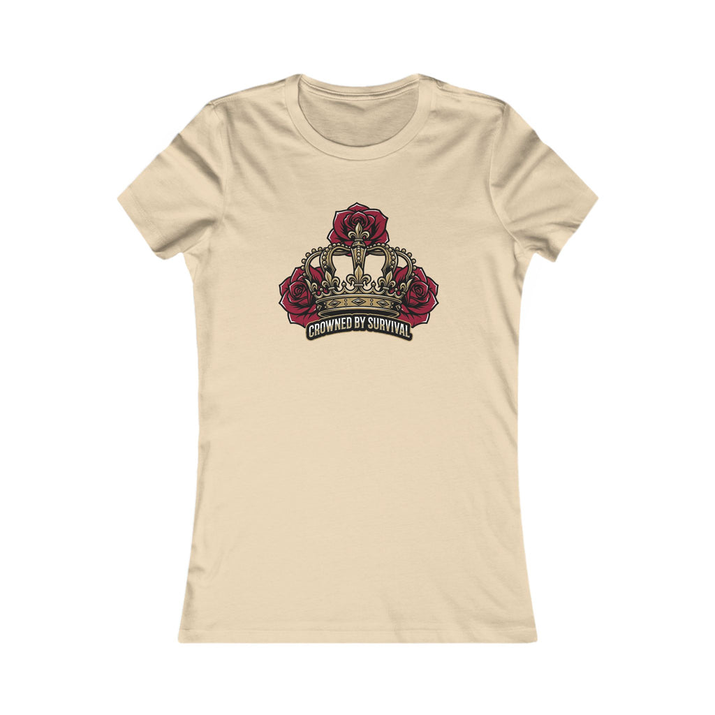 Recovery Cartel Women's Survival Tee — Rose Crown Graphic T-Shirt