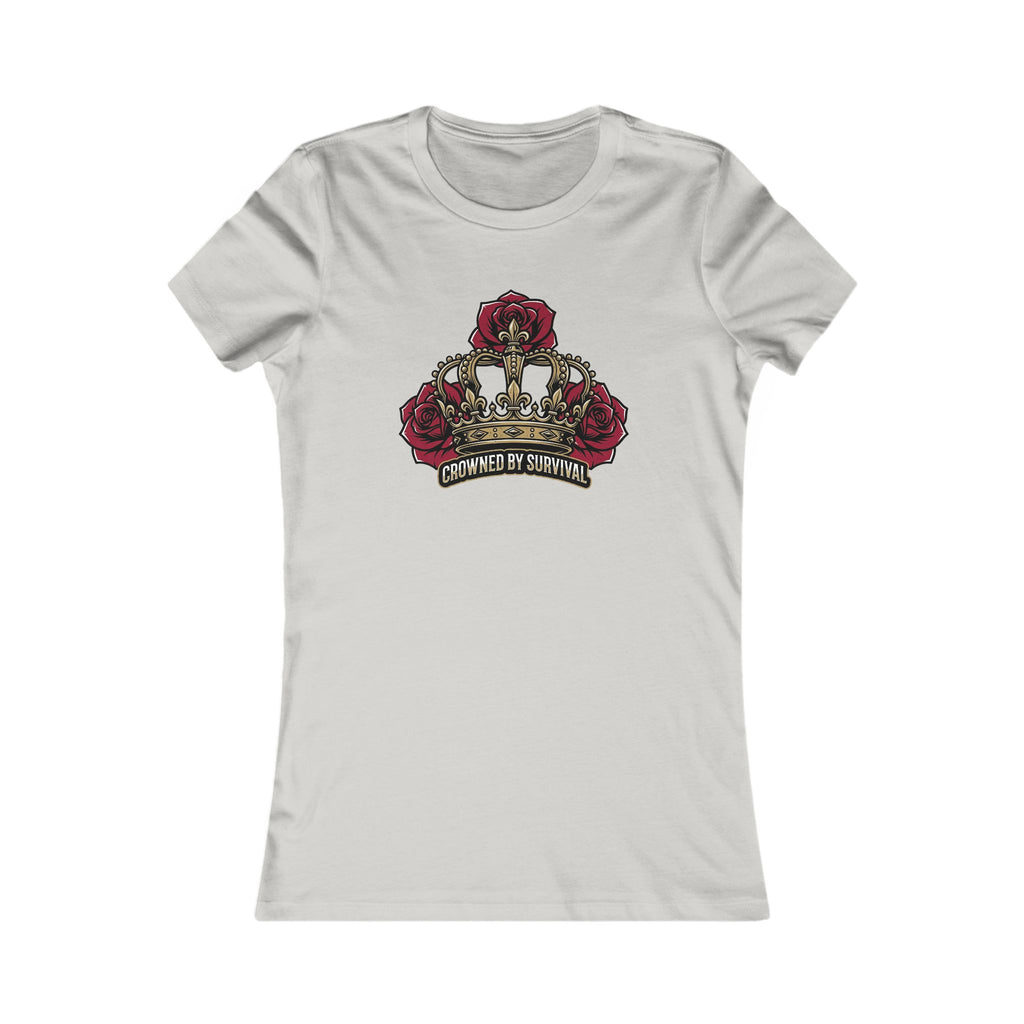Recovery Cartel Women's Survival Tee — Rose Crown Graphic T-Shirt