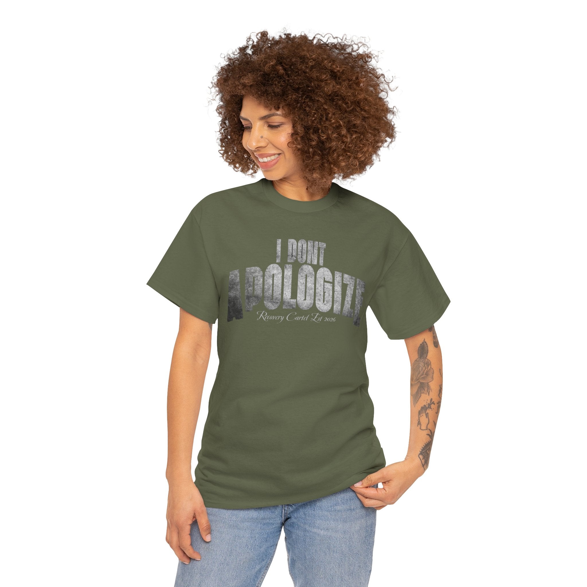 I Don’t Apologize Tee by Recovery Cartel