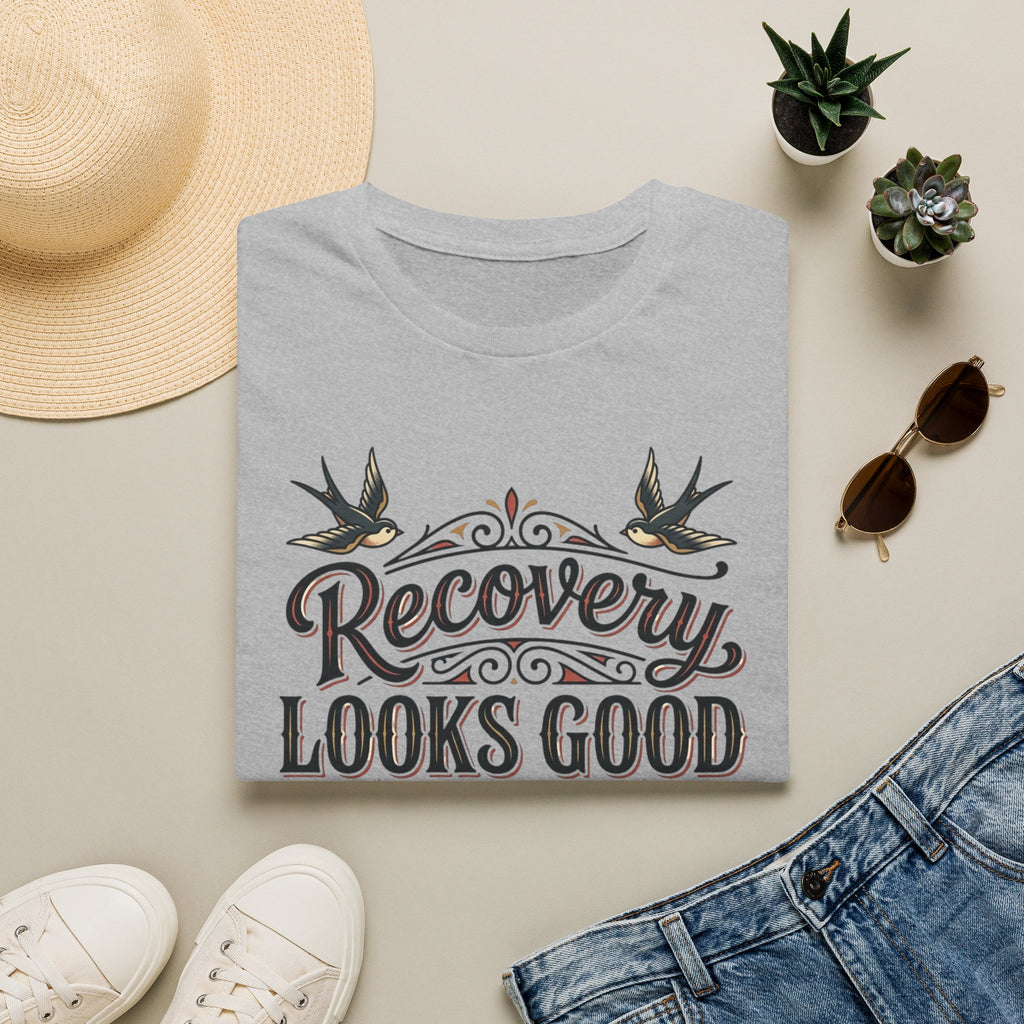 Recovery Looks Good T-Shirt — Inspirational Sobriety & Healing Tee