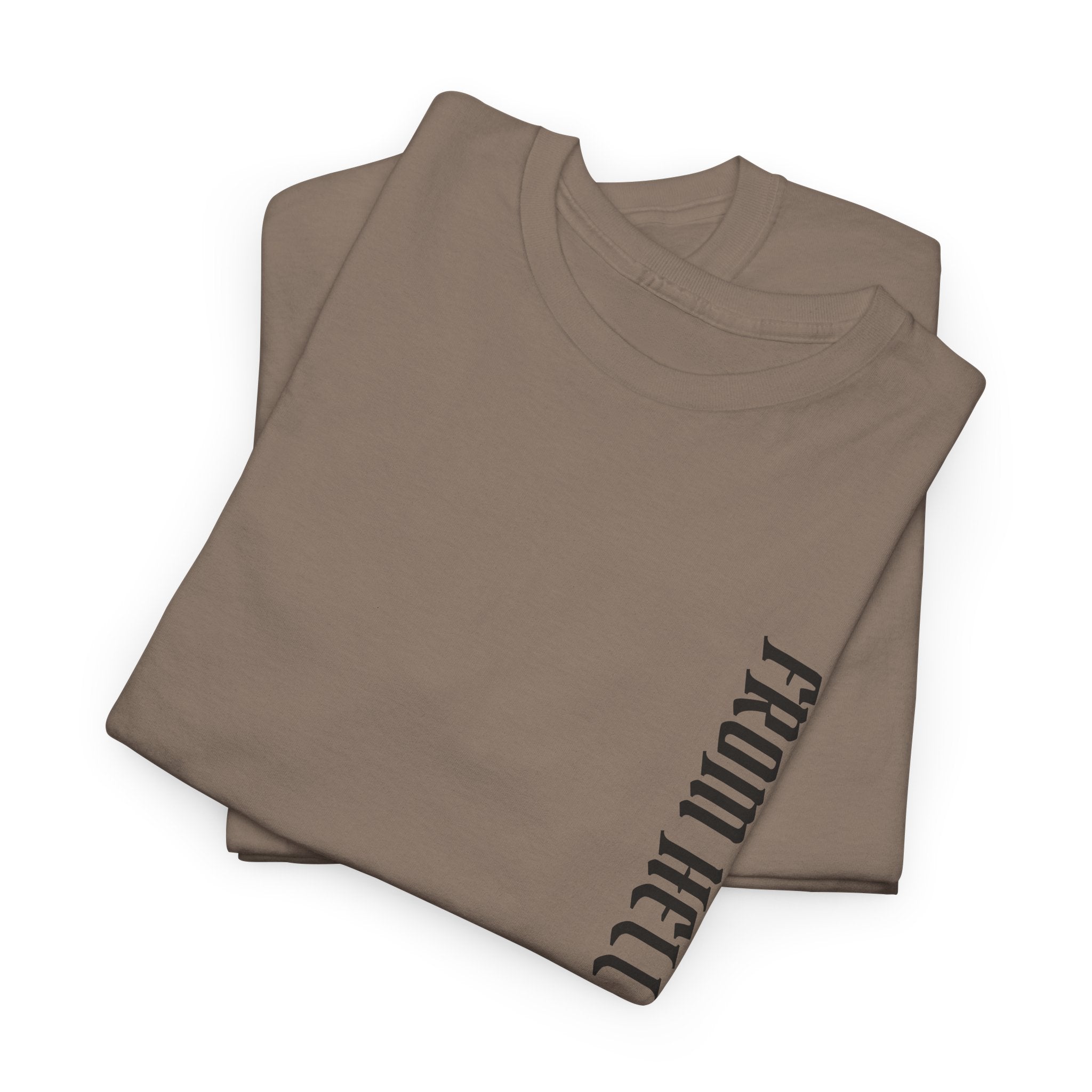 Recovery Cartel Signature Tee with "From Hell to Healing" on the front