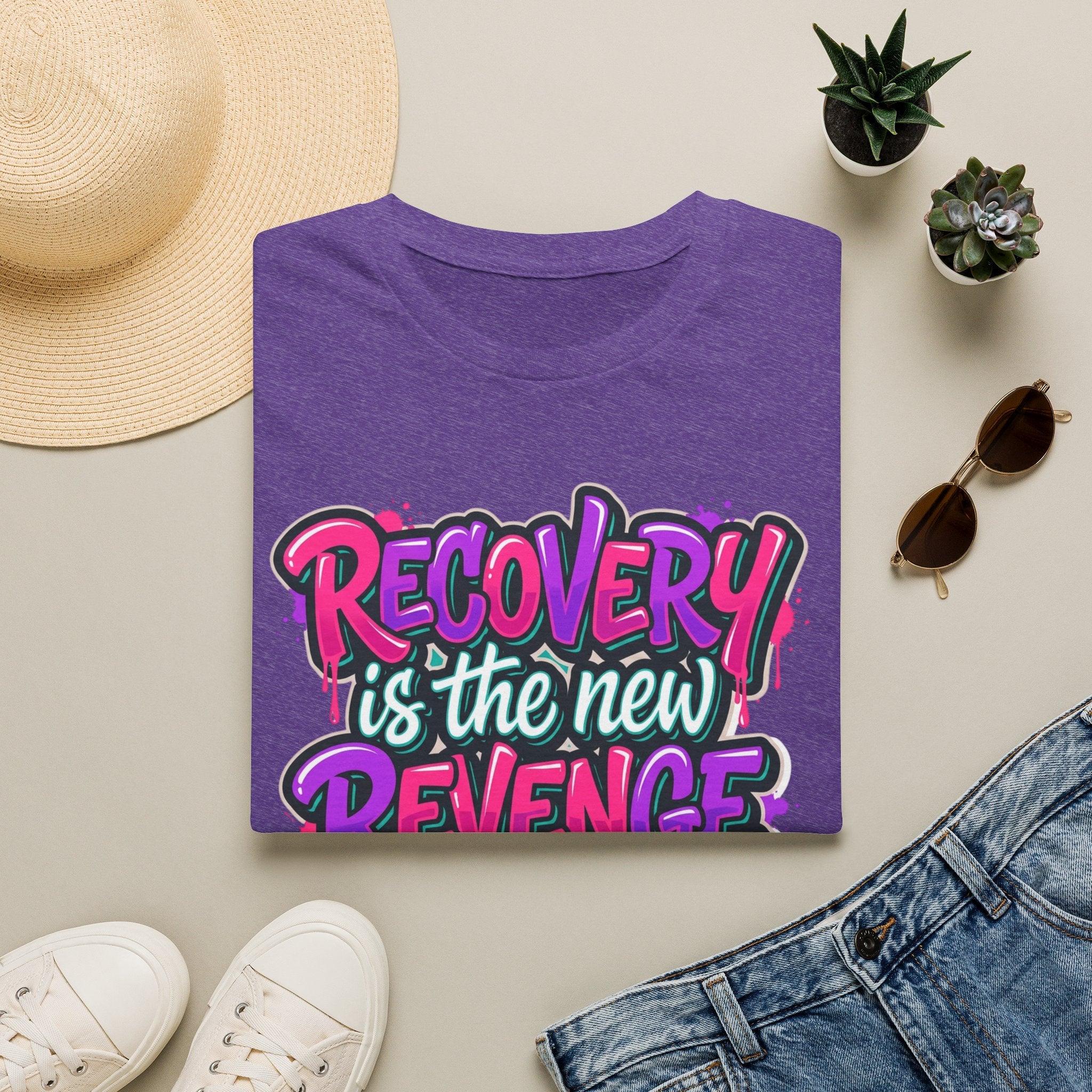 Recovery Is the New Revenge Tee by Recovery Cartel