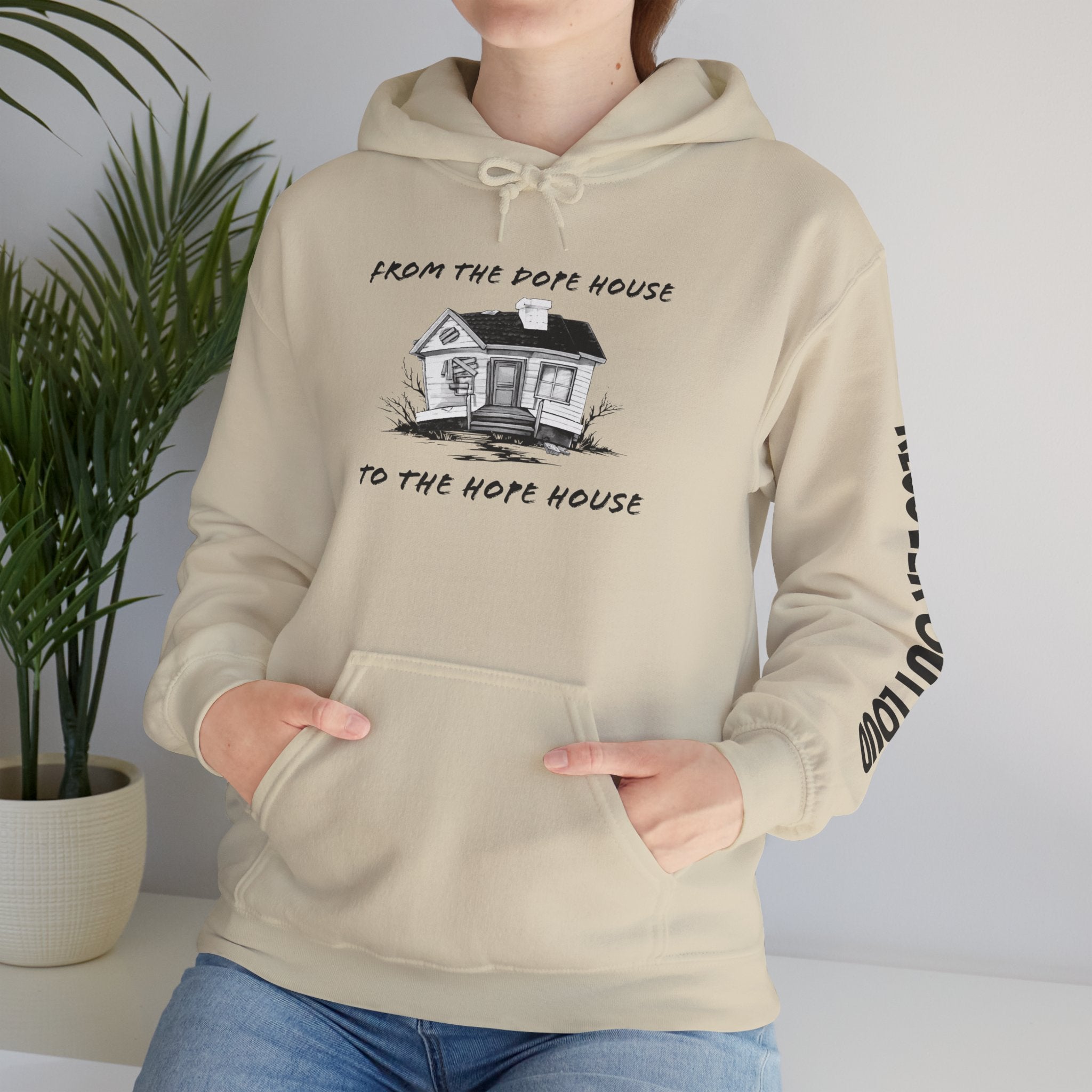 From the Dope House to the Hope House Hoodie from Recovery Cartel