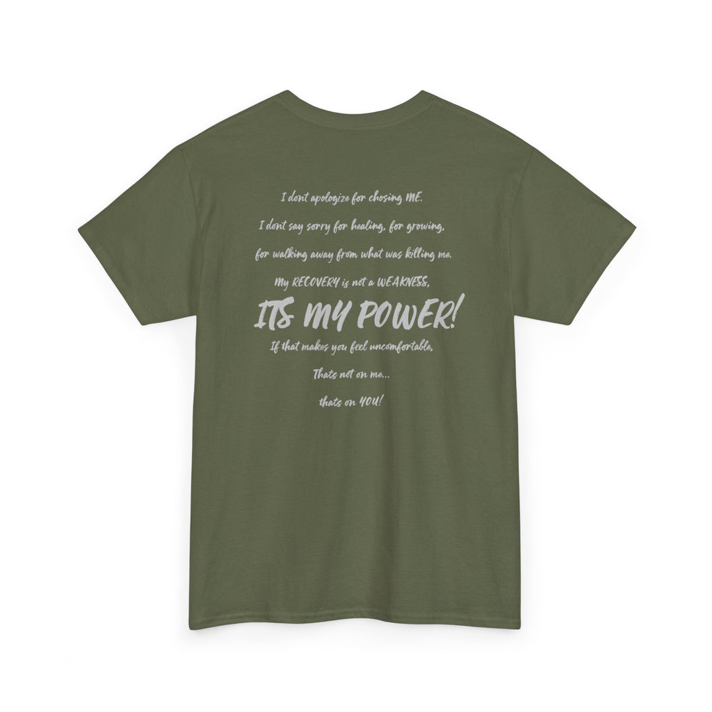I Don’t Apologize Tee by Recovery Cartel