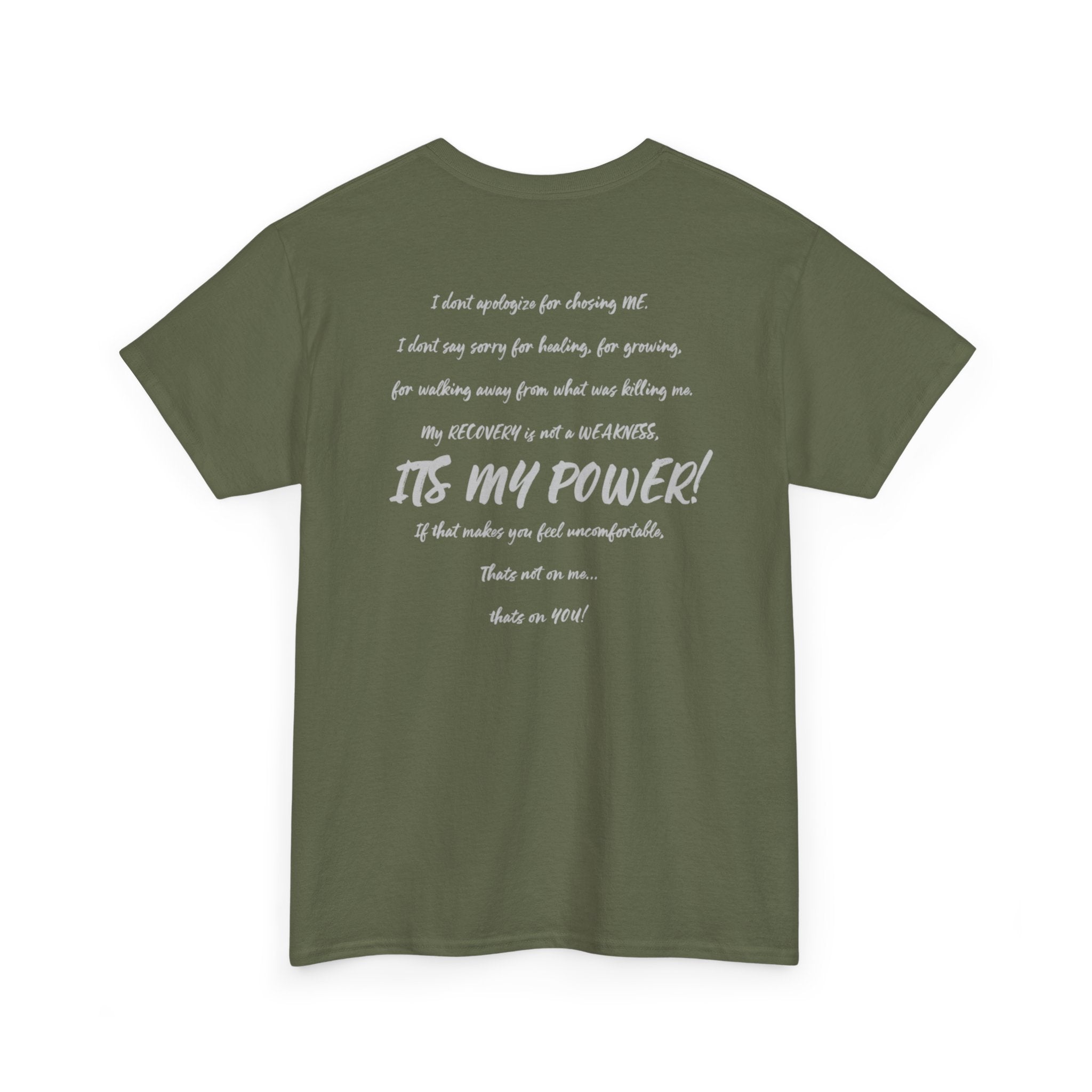 I Don’t Apologize Tee by Recovery Cartel