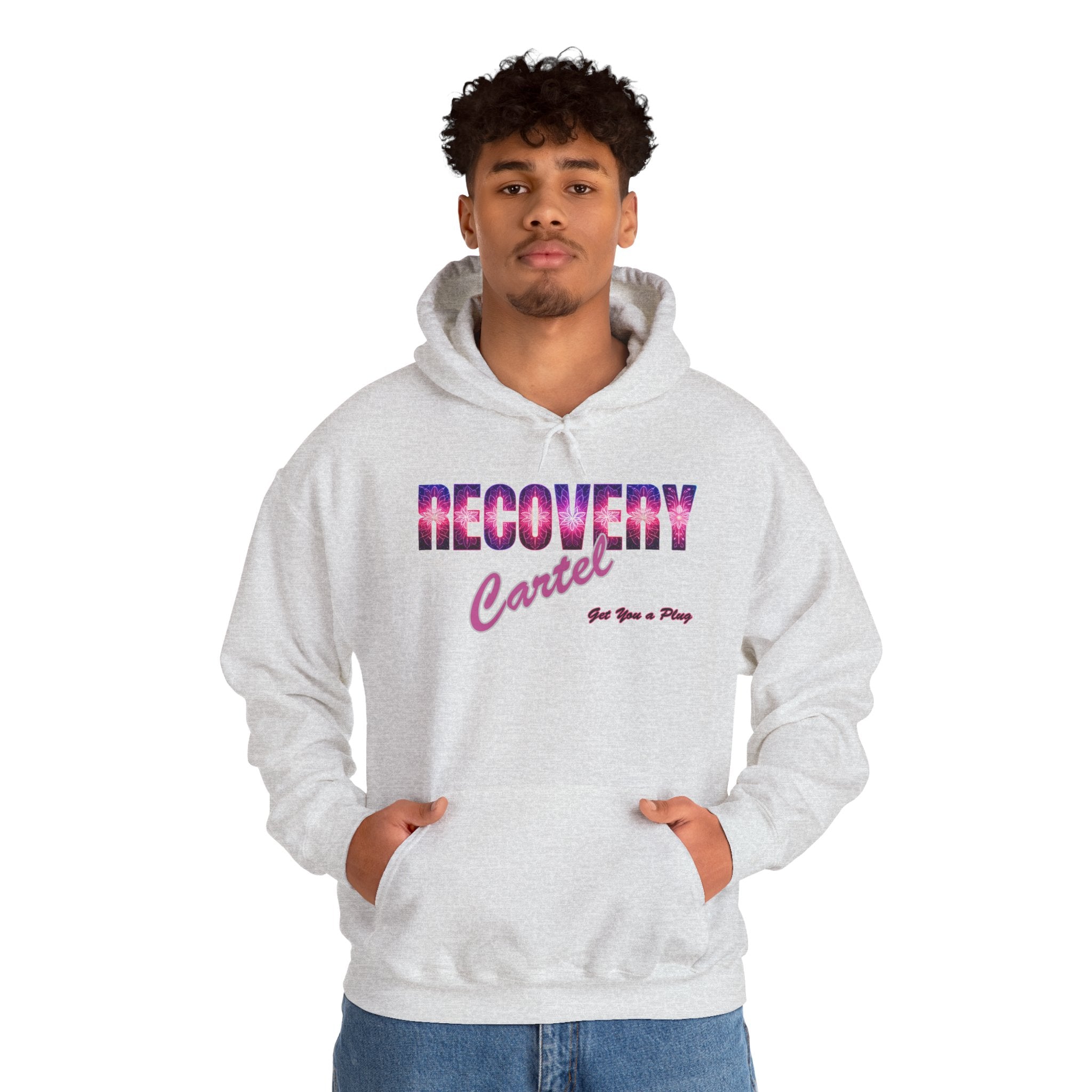 Recovery Cartel Hoodie — Retro Neon print