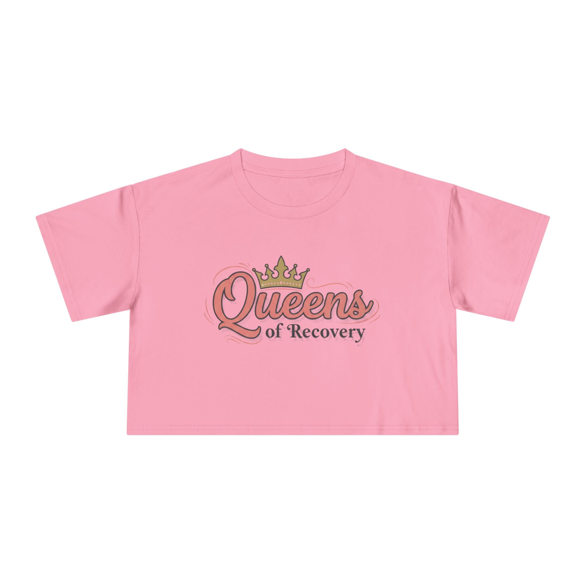 Queens of recovery crop tee by Recovery Cartel