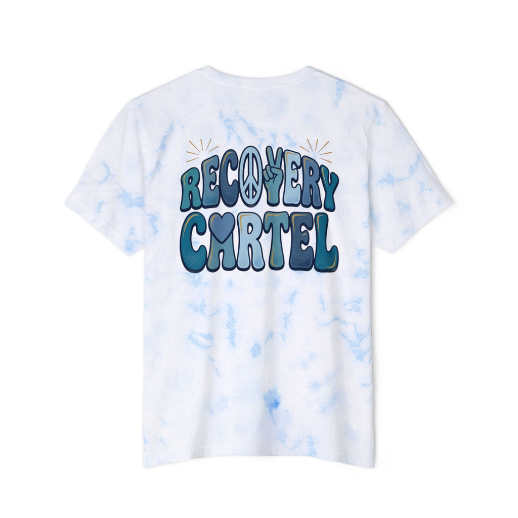 "Peace, Love and Sobriety"  Tee from Recovery Cartel