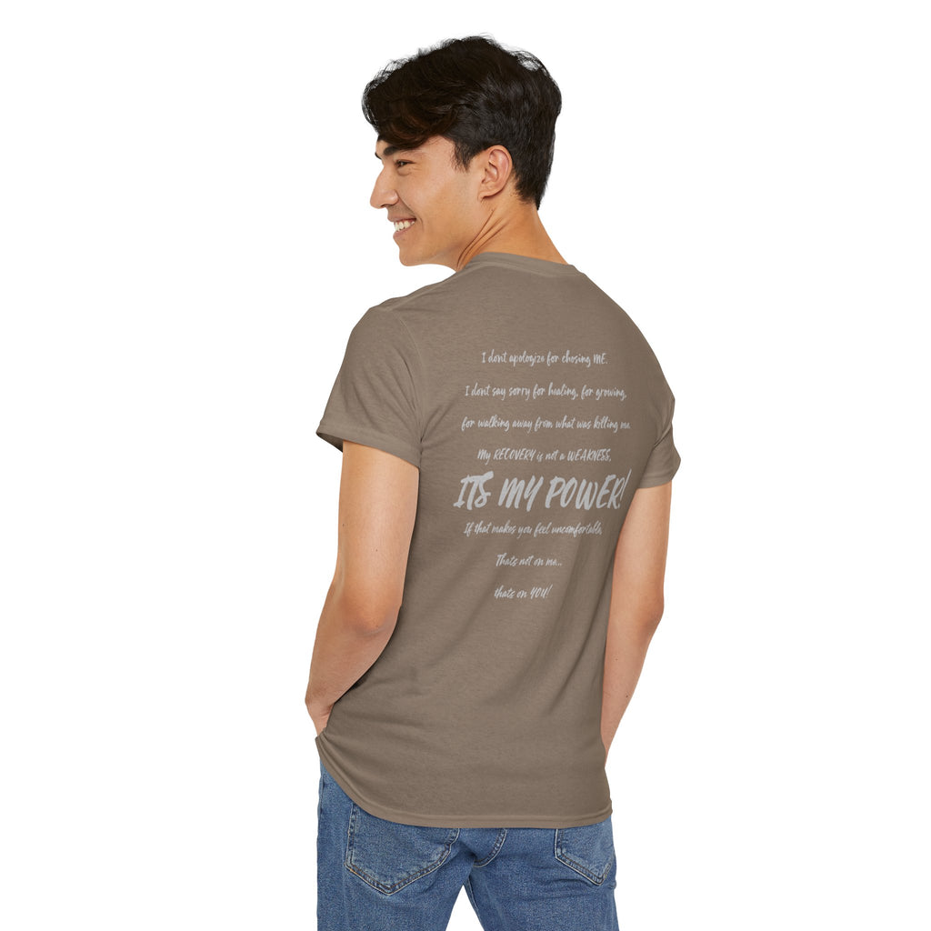 I Don’t Apologize Tee by Recovery Cartel